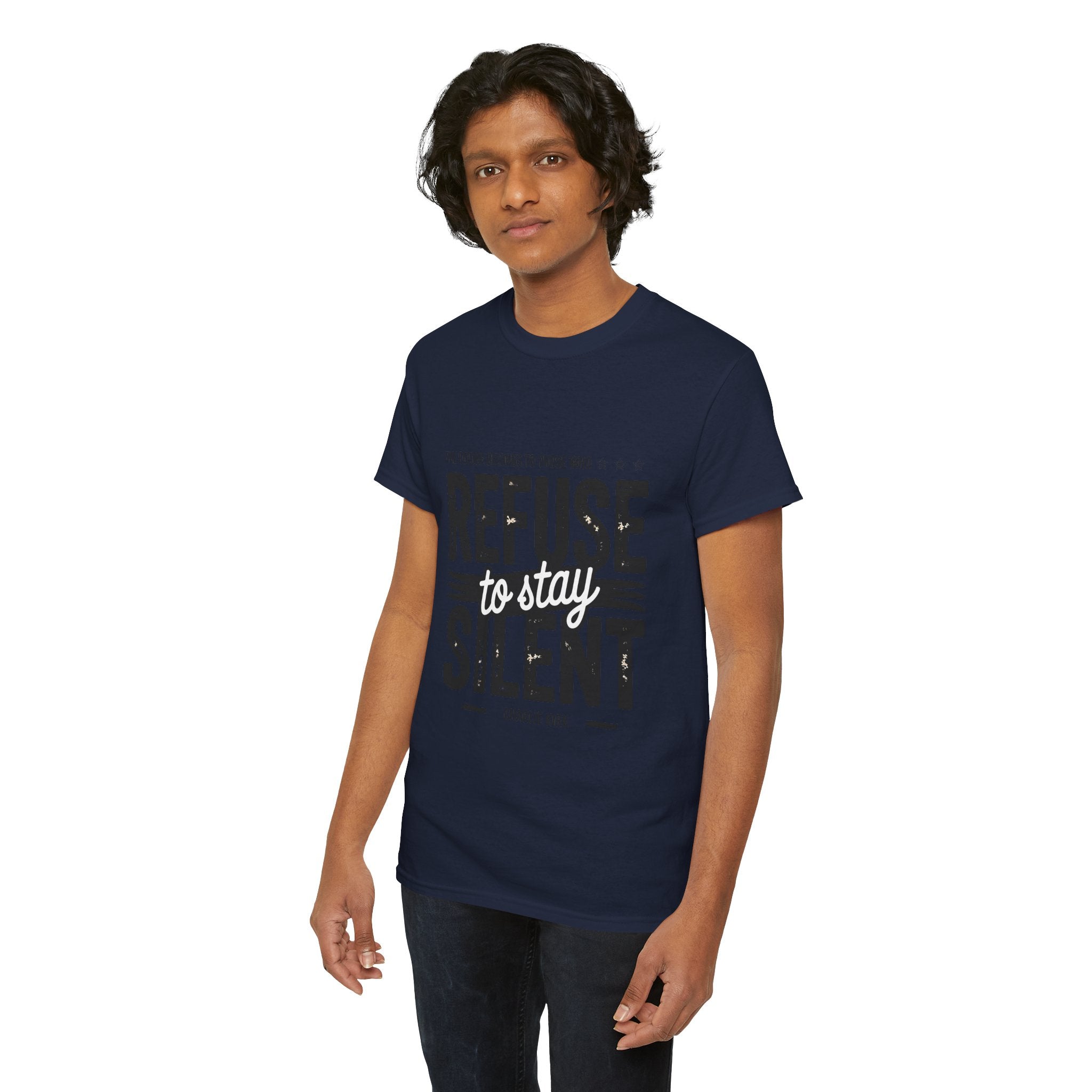 Refuse to Stay Silent Graphic T-Shirt Printify