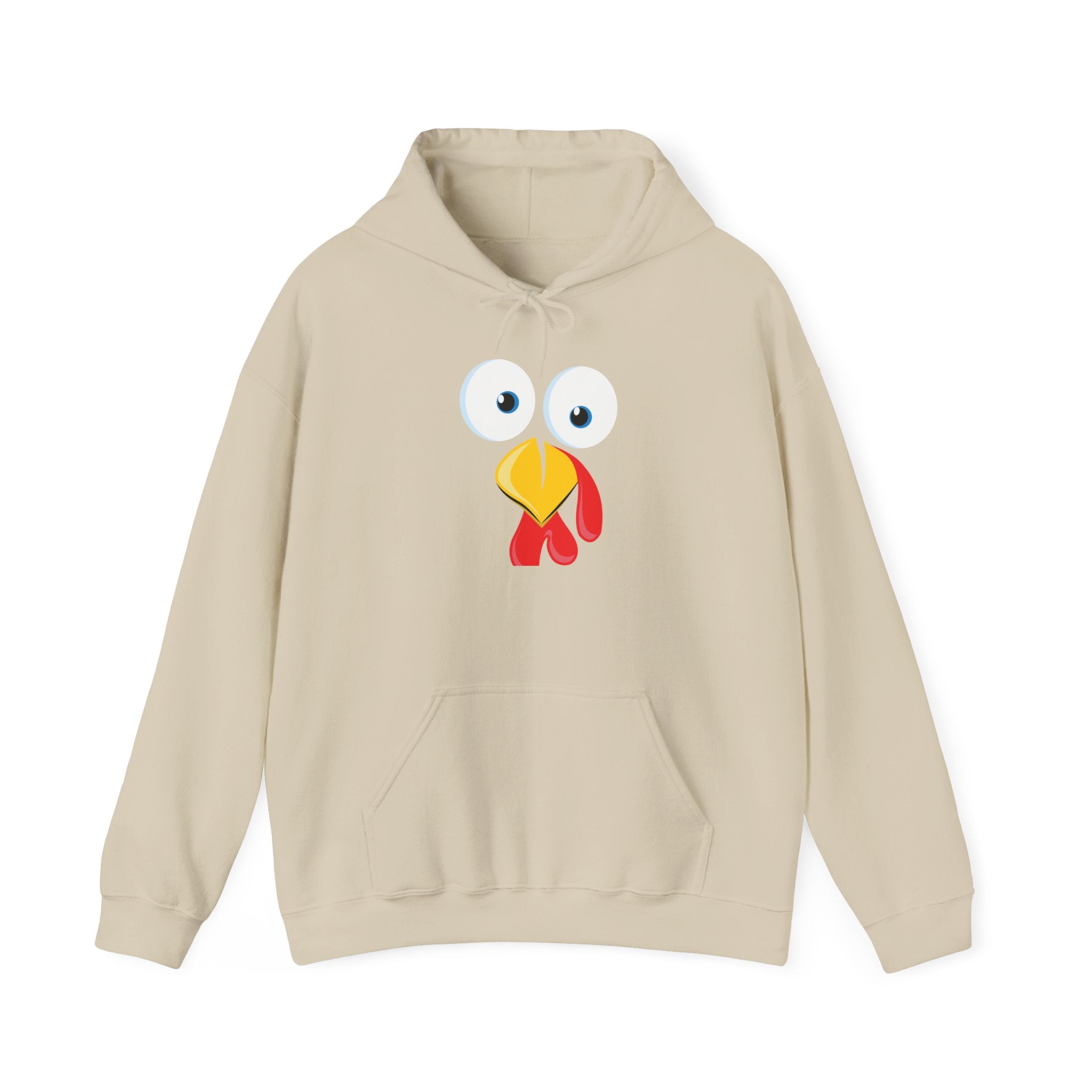 Turkey Face Hoodie Printify