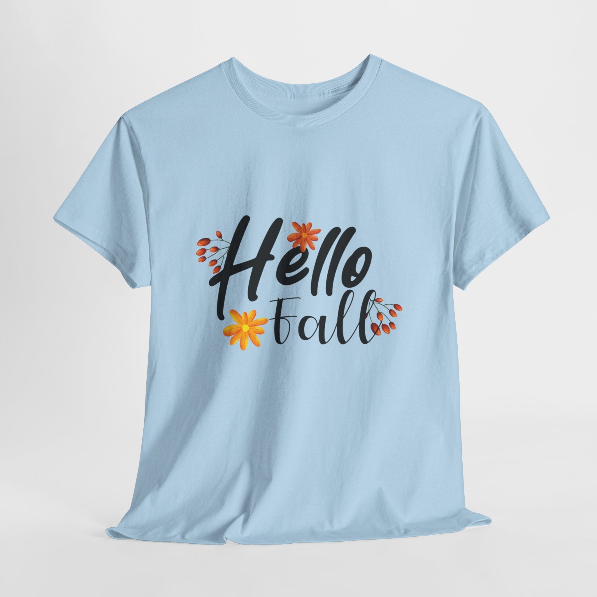 Hello Fall Graphic T-Shirt Printify