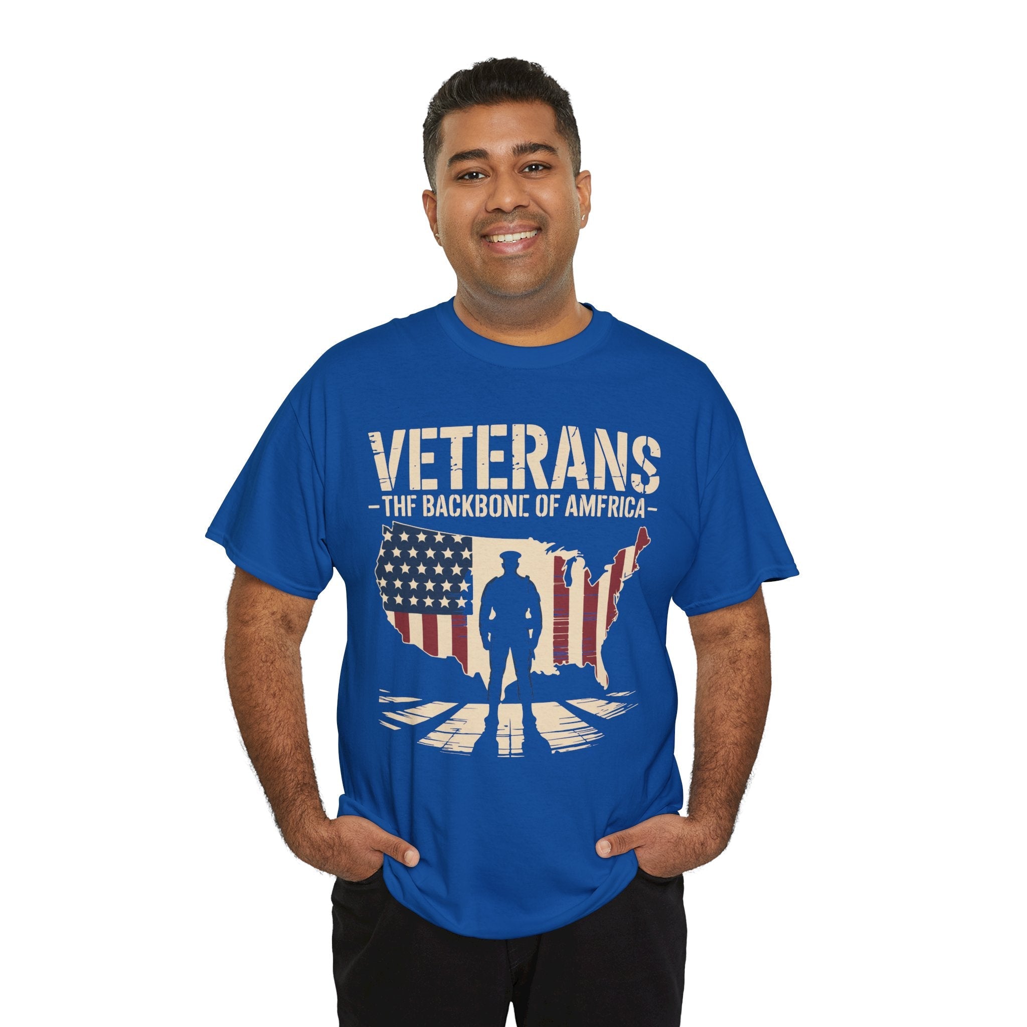 Veterans Tribute the Backbone of America T-Shirt Printify