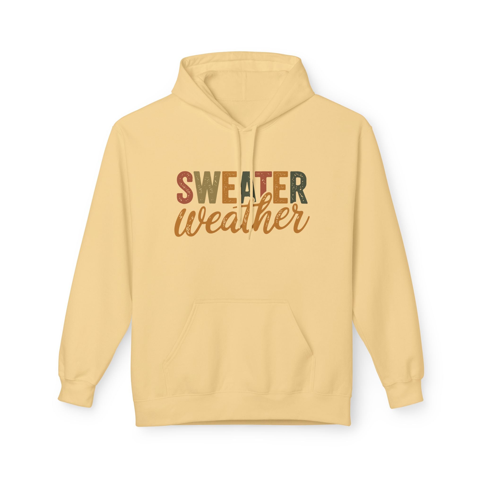 Sweater Weather Fall Hoodie Printify