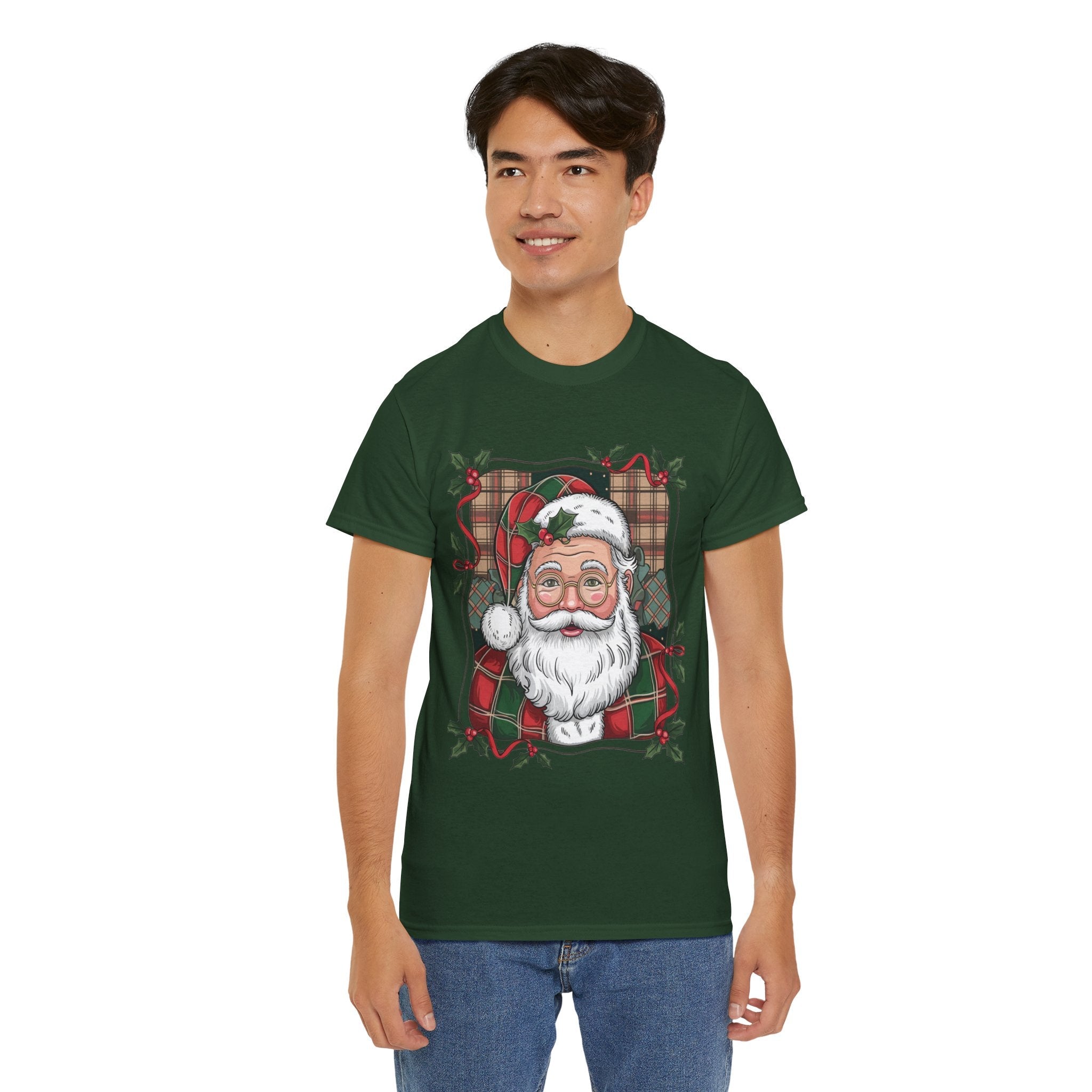 Retro Santa Unisex Graphic T- Shirt Printify