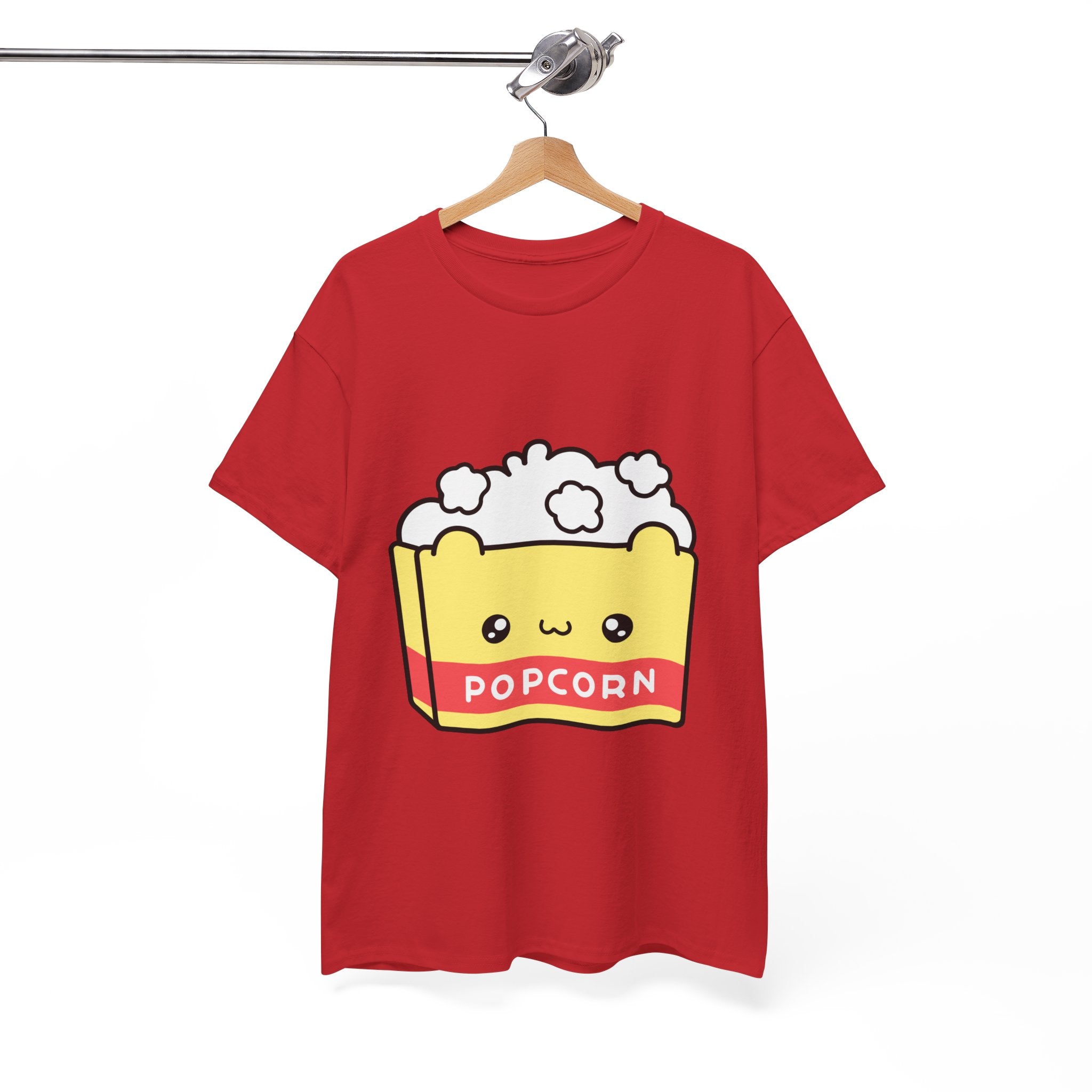 Cute Popcorn Graphic Movie T- Shirt Printify
