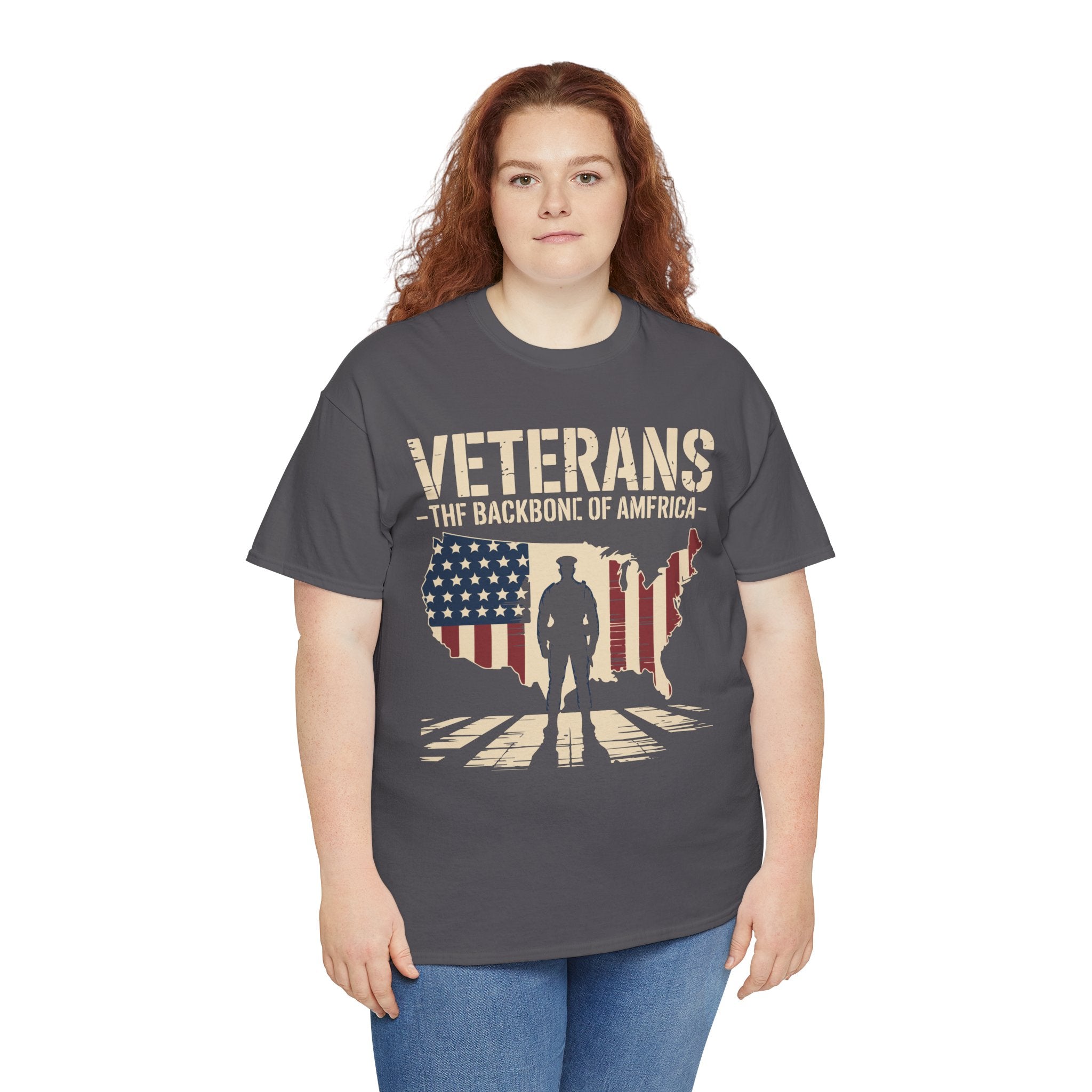 Veterans Tribute the Backbone of America T-Shirt Printify