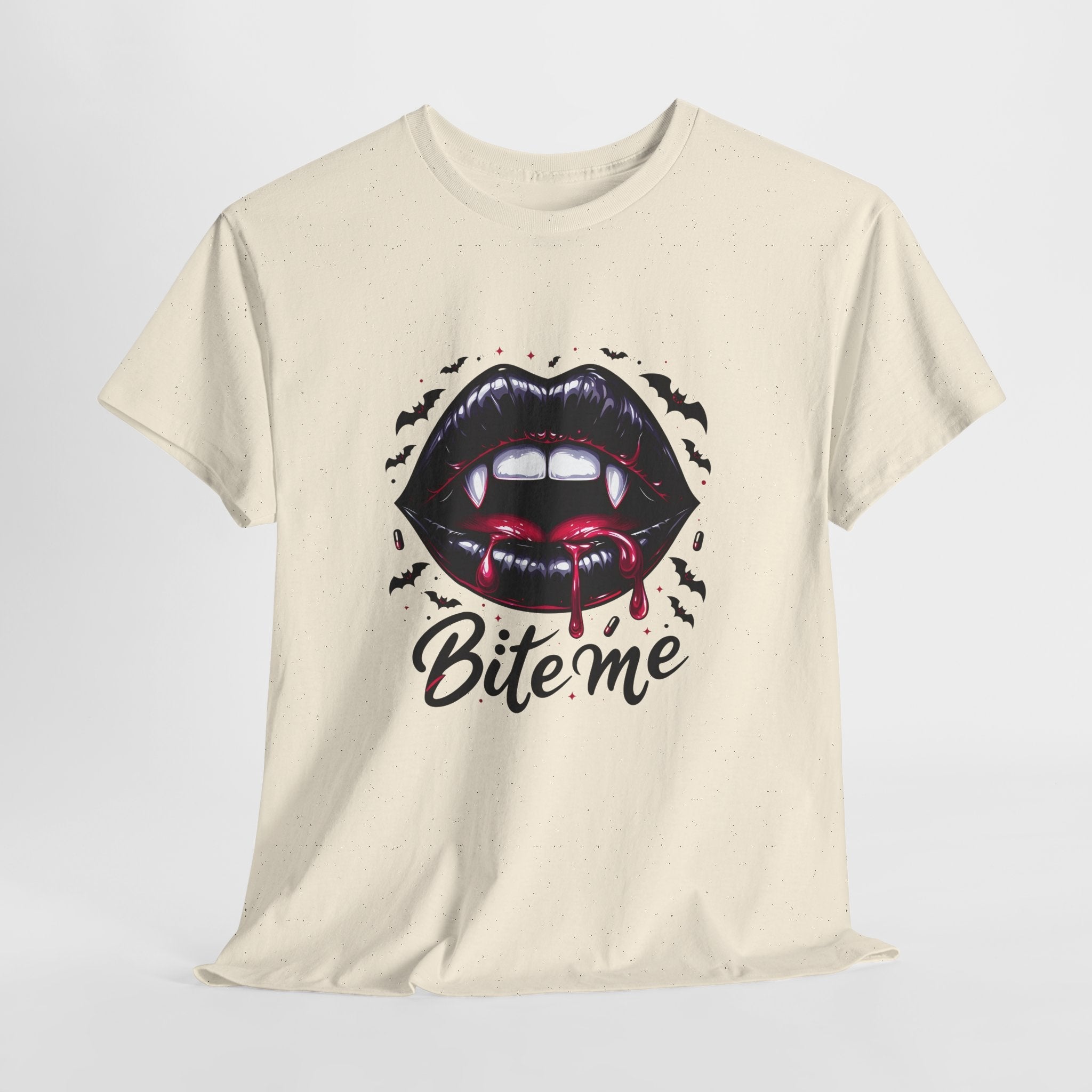 Bite Me Vampire Halloween T- Shirt Printify