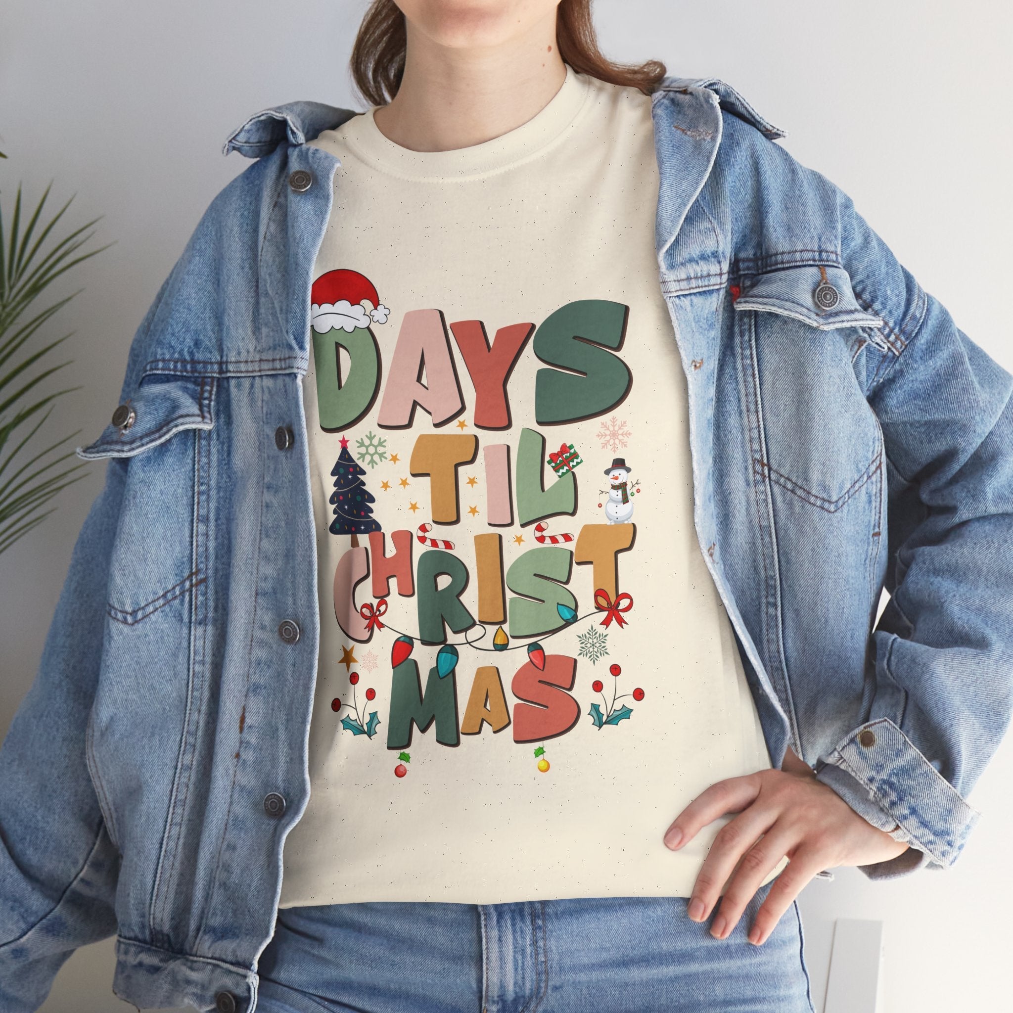 Christmas Countdown Holiday T-Shirt Printify