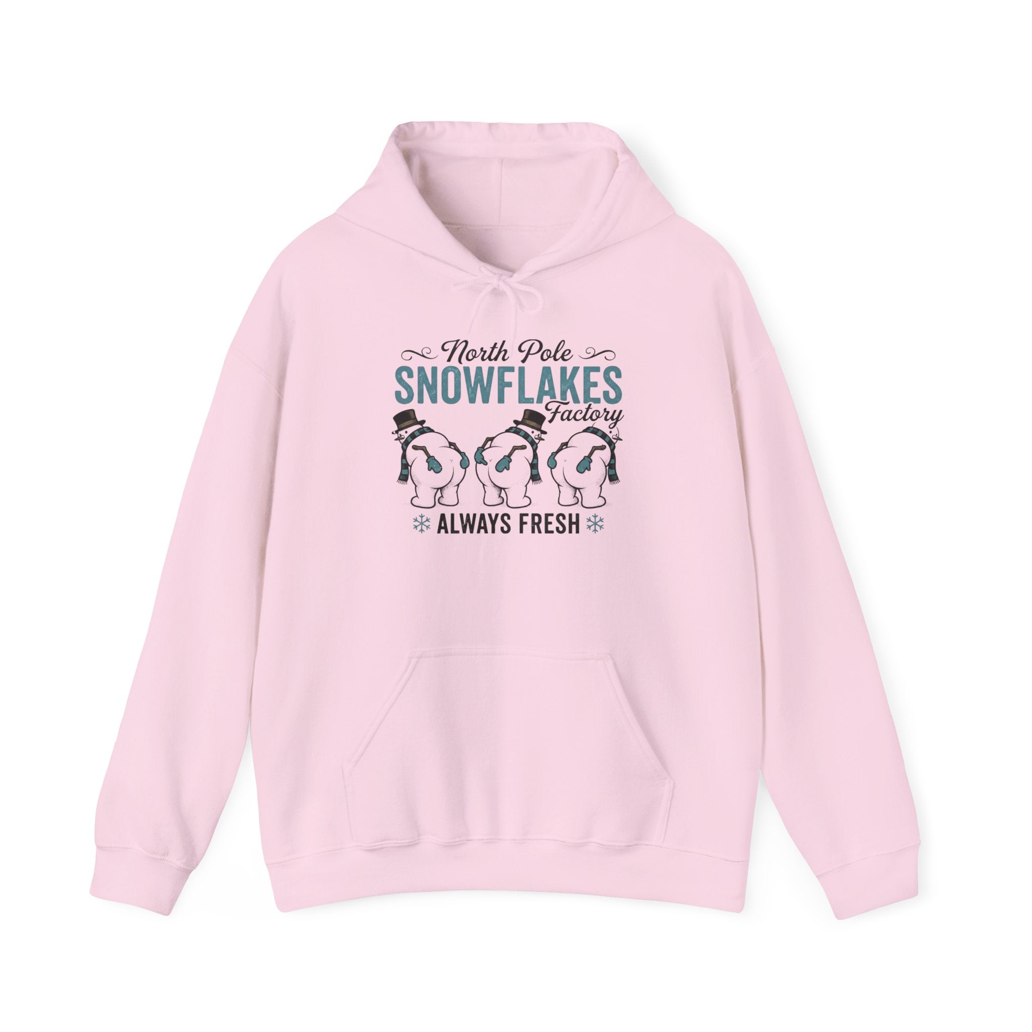 North Pole Snowflakes Hoodie Printify