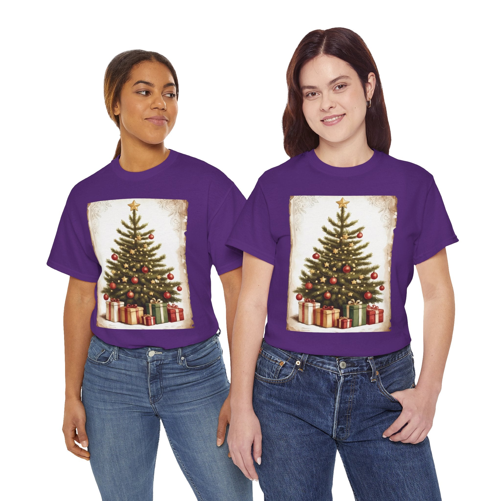 Christmas Tree Unisex T- Shirt Printify