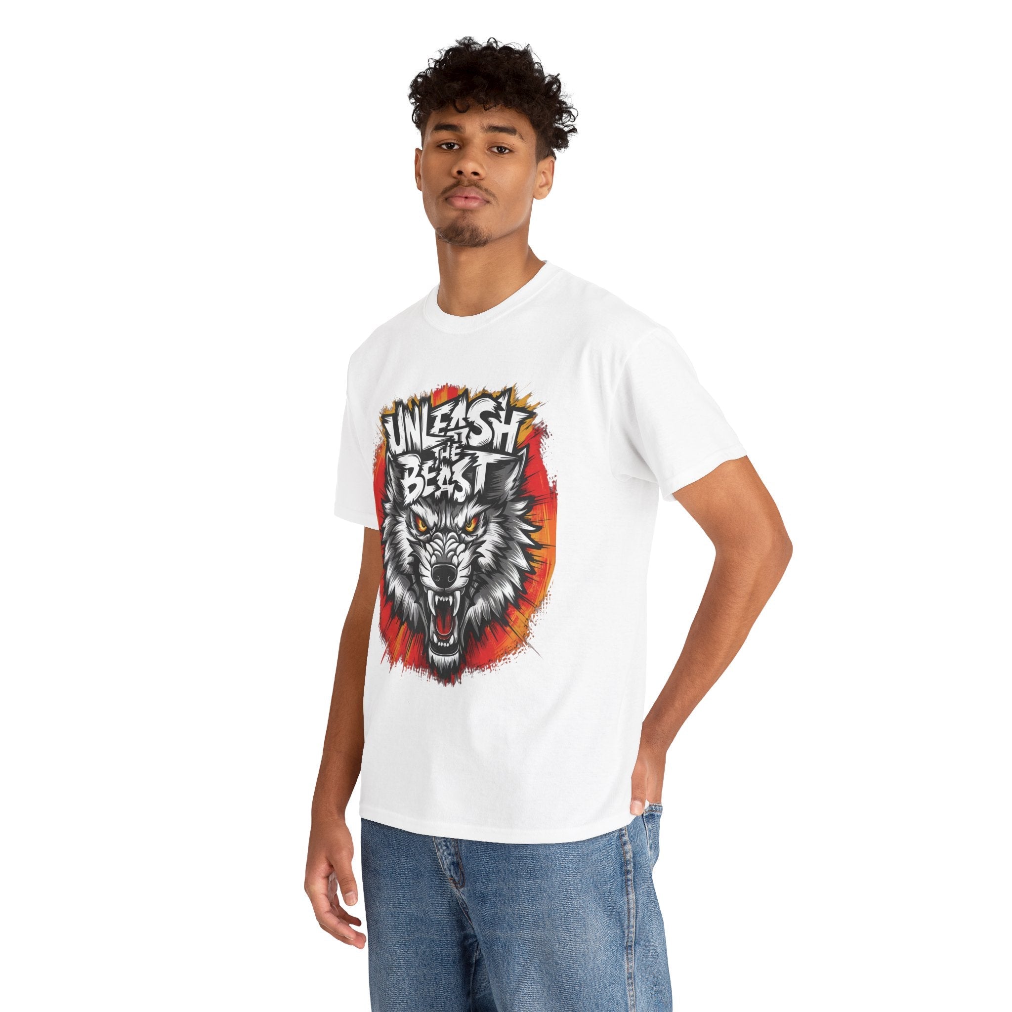 Unleash the Beast Graphic T- Shirt Printify