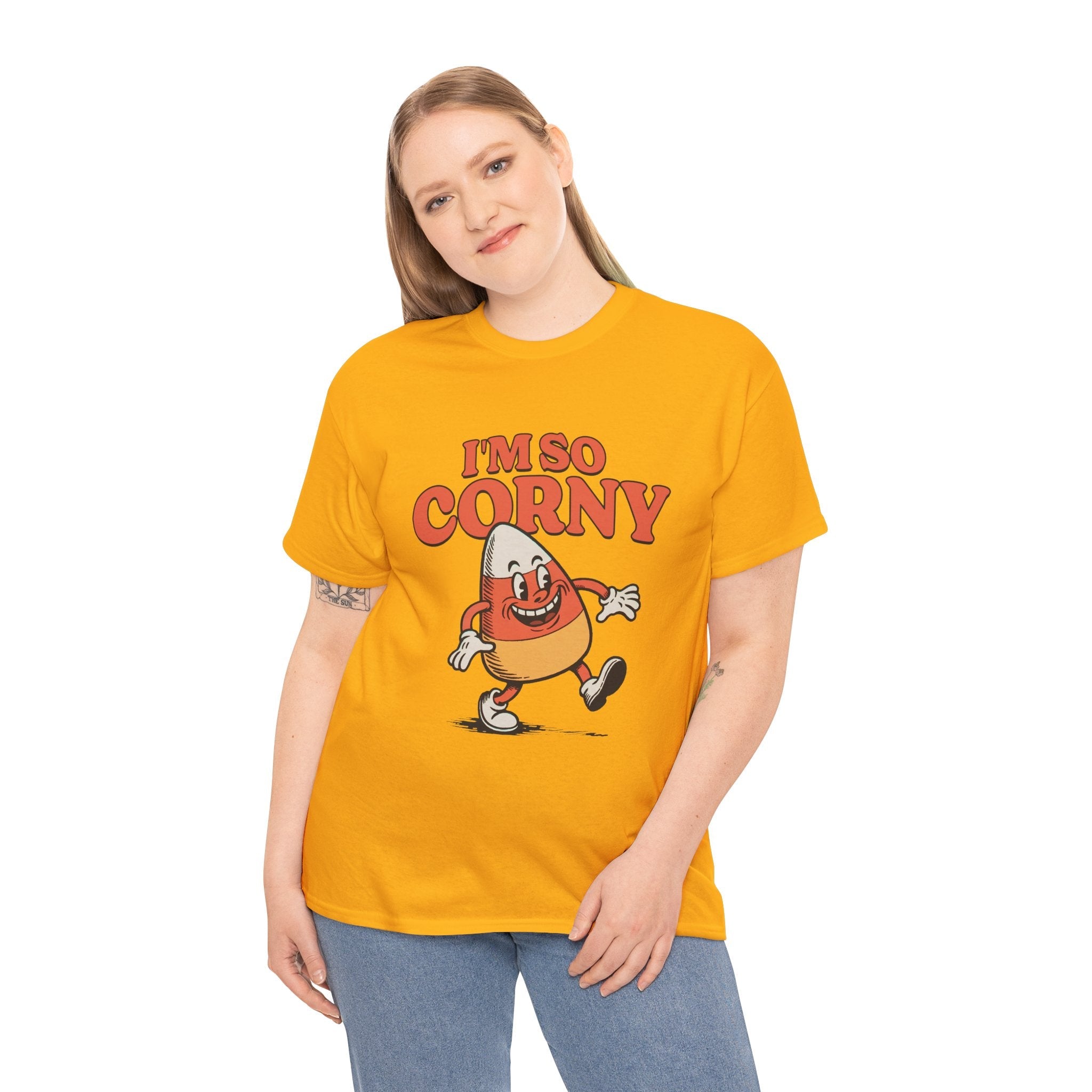 Funny Corny Graphic T-Shirt Printify