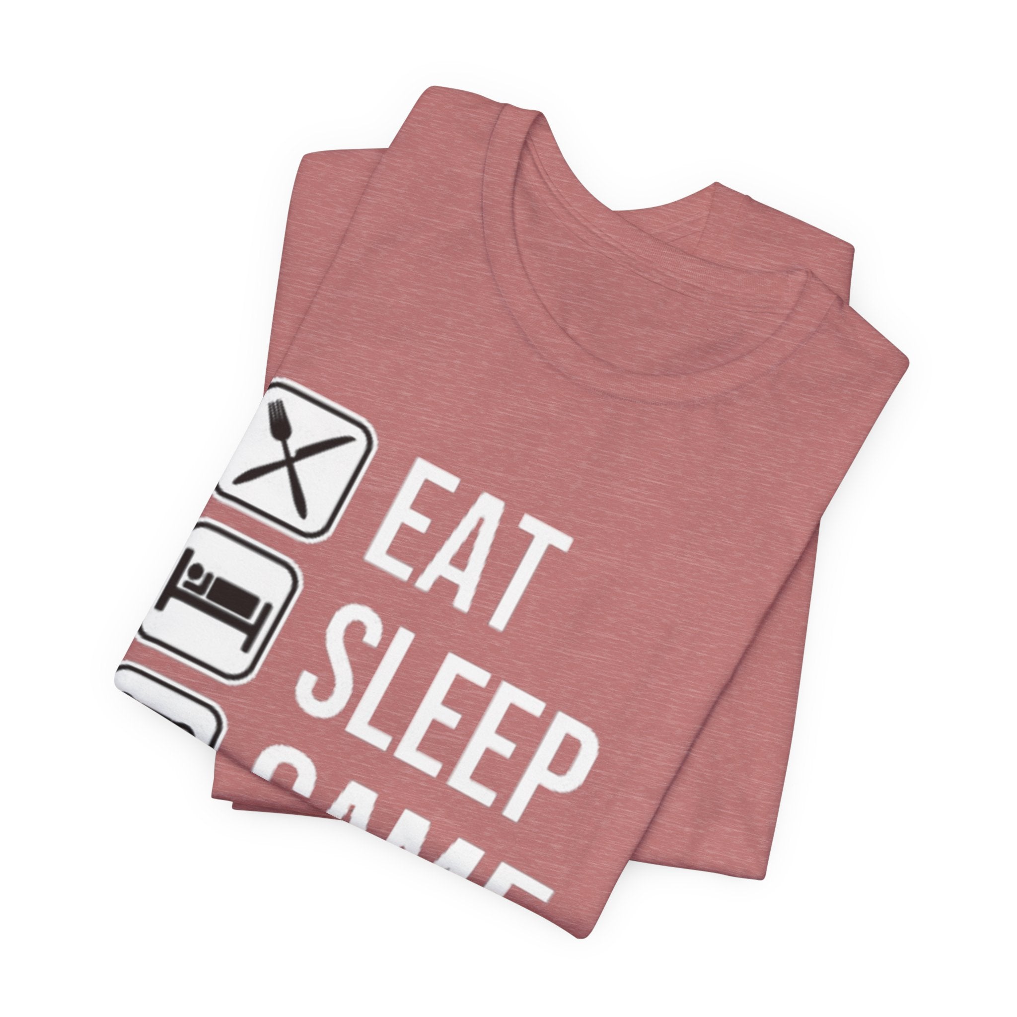 Eat, Sleep, Game, Repeat, Gaming Lifestyle T-Shirt Printify