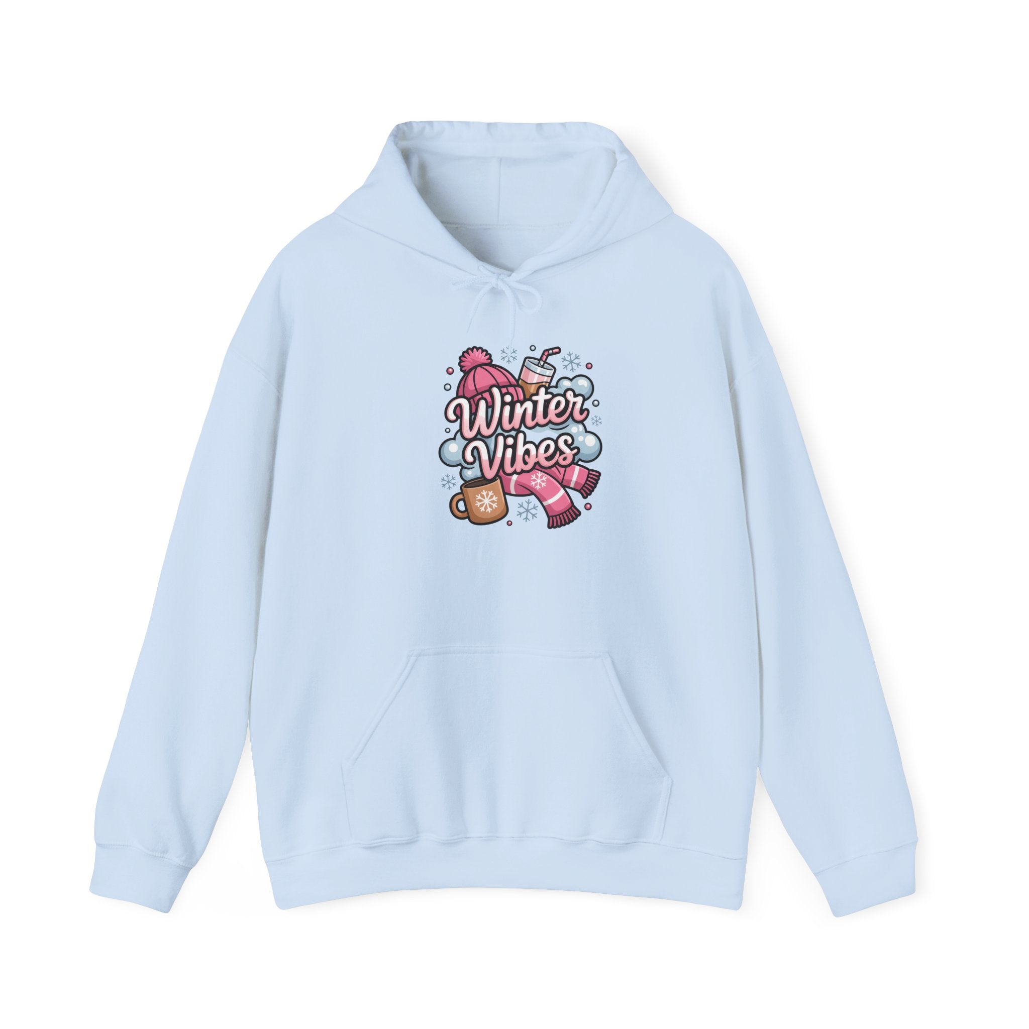 Cozy Winter Vibes Hoodie Printify