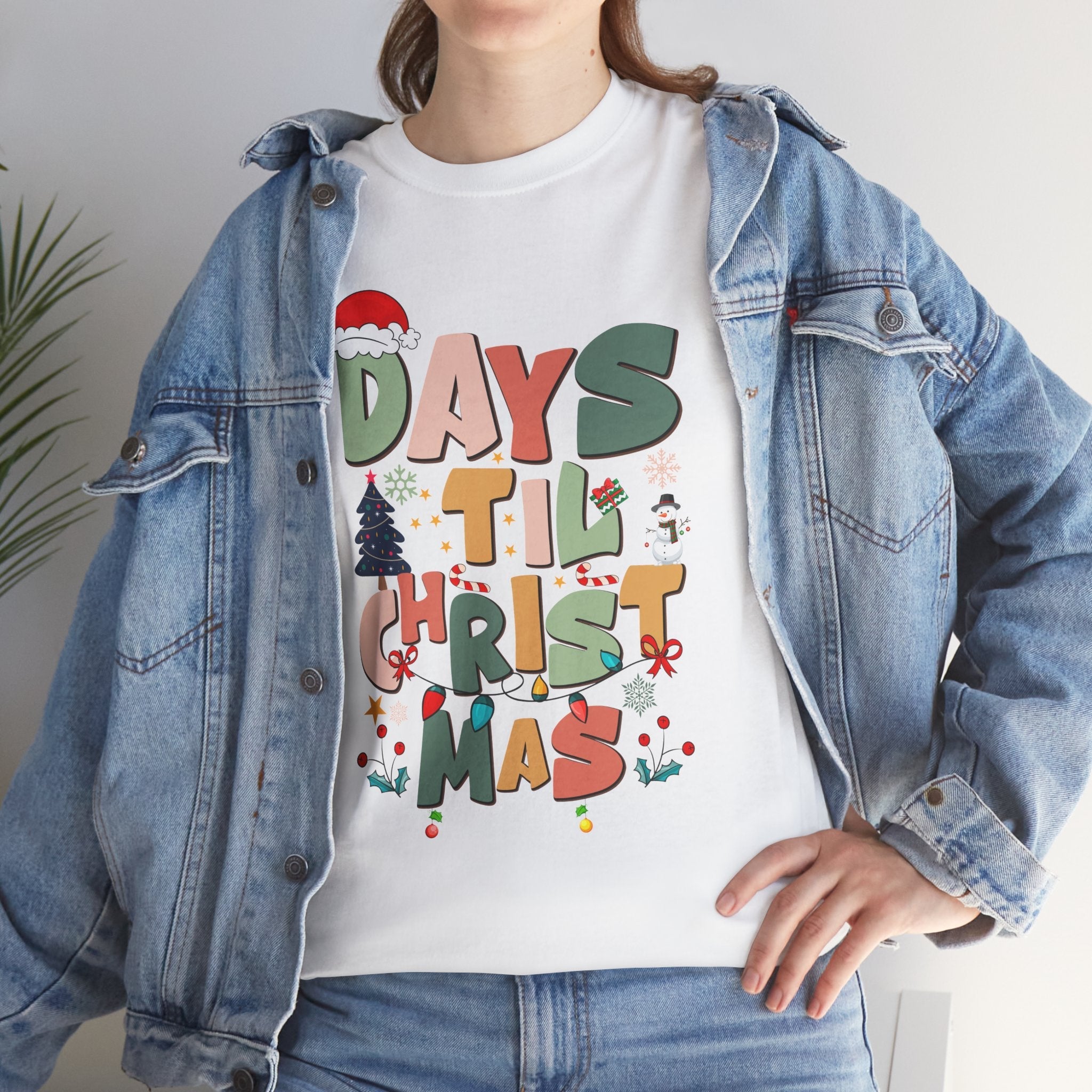 Christmas Countdown Holiday T-Shirt Printify