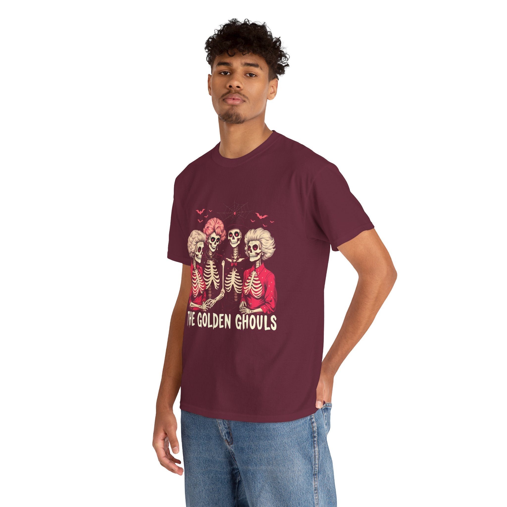 The Golden Ghouls Unisex Graphic T- Shirt Printify