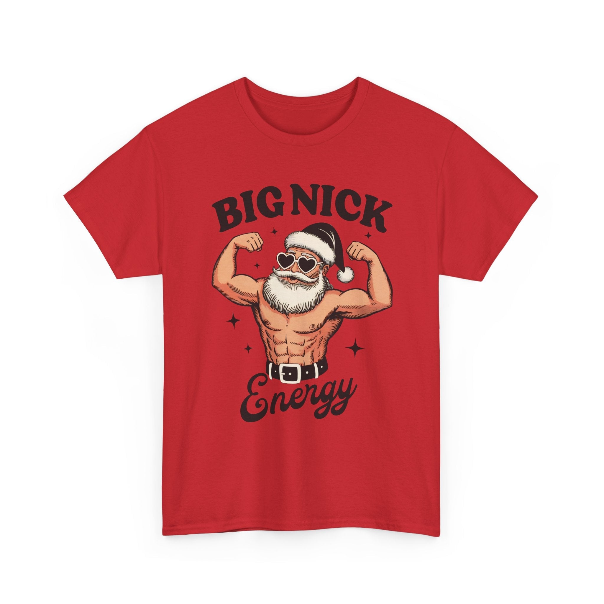 Big Nick Energy Unisex Christmas T-Shirt Printify