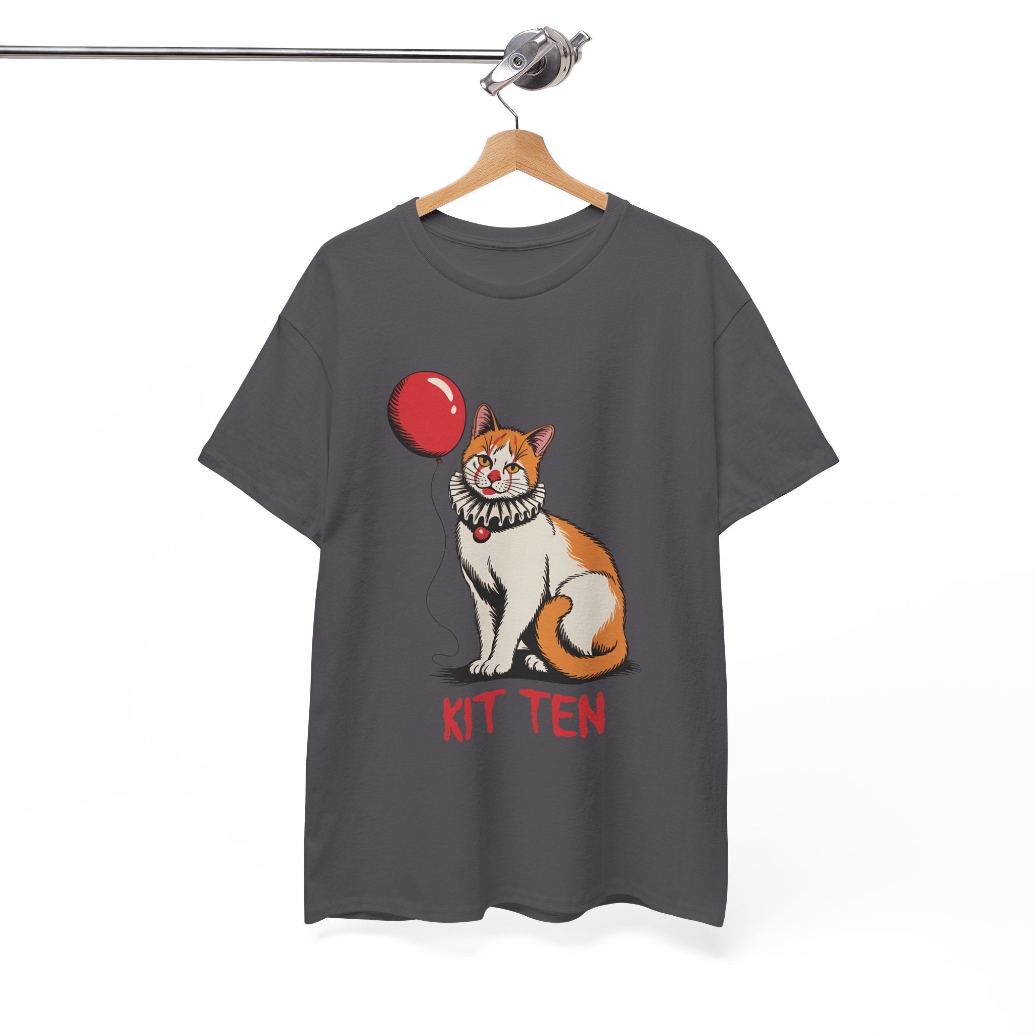 Cute Cat Balloon Graphic T-Shirt Printify