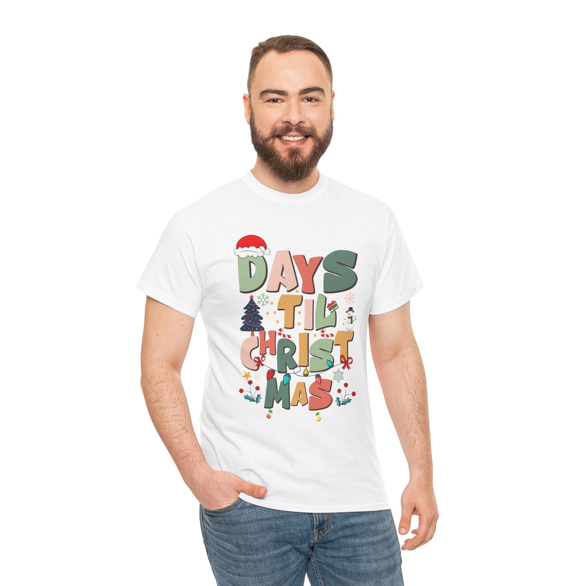 Christmas Countdown Holiday T-Shirt Printify