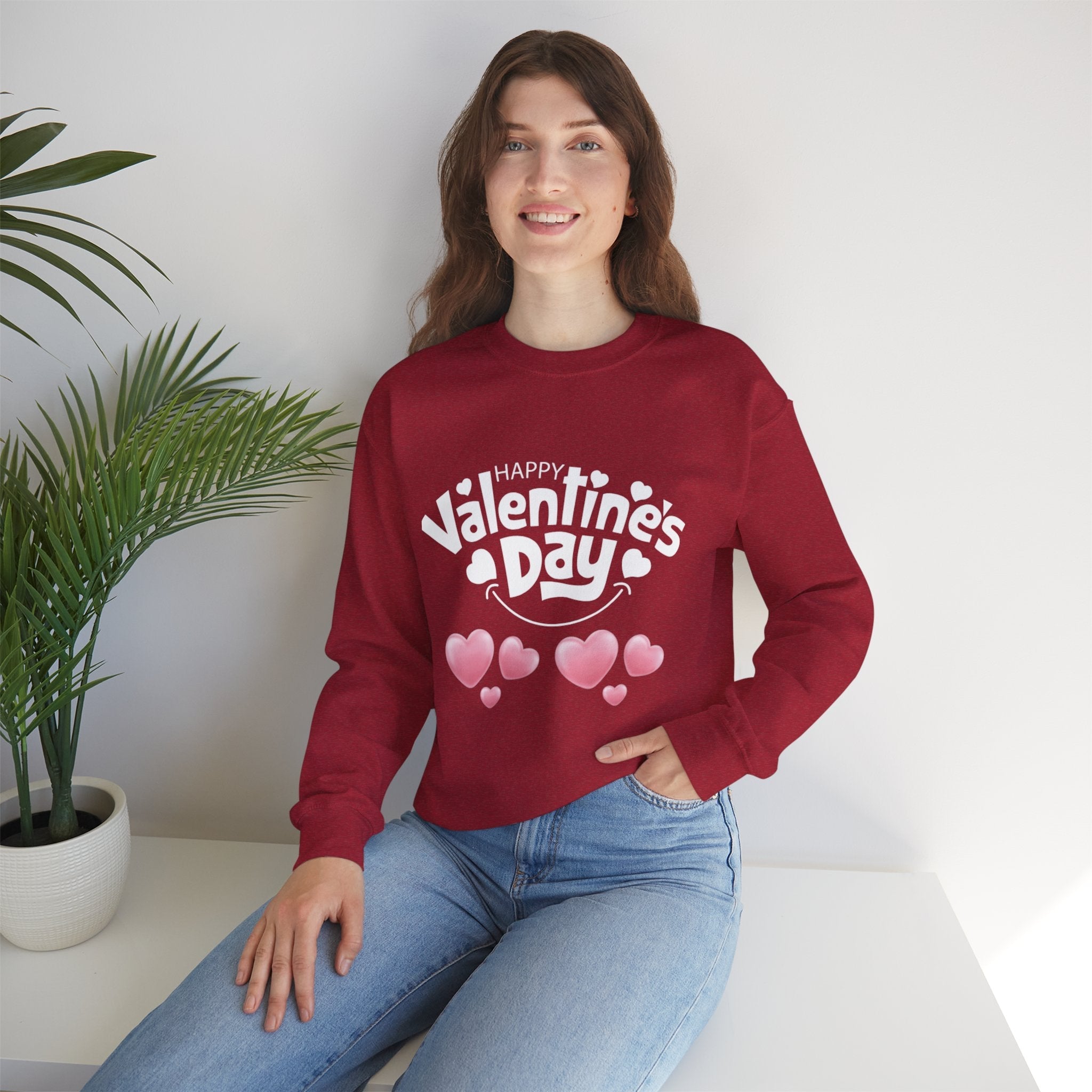 Valentine's Day Crewneck Sweatshirt Printify