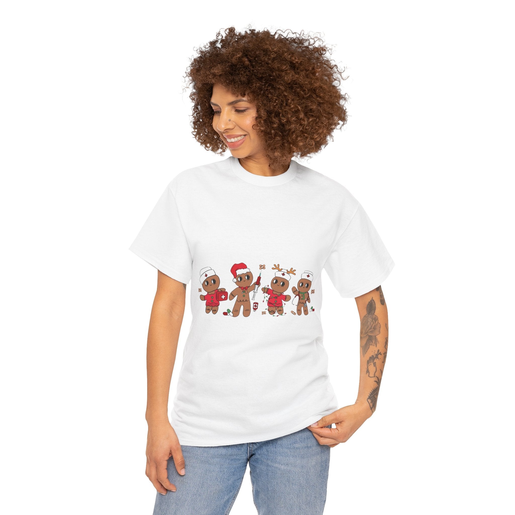 Holiday Bear Graphic T-Shirt Printify