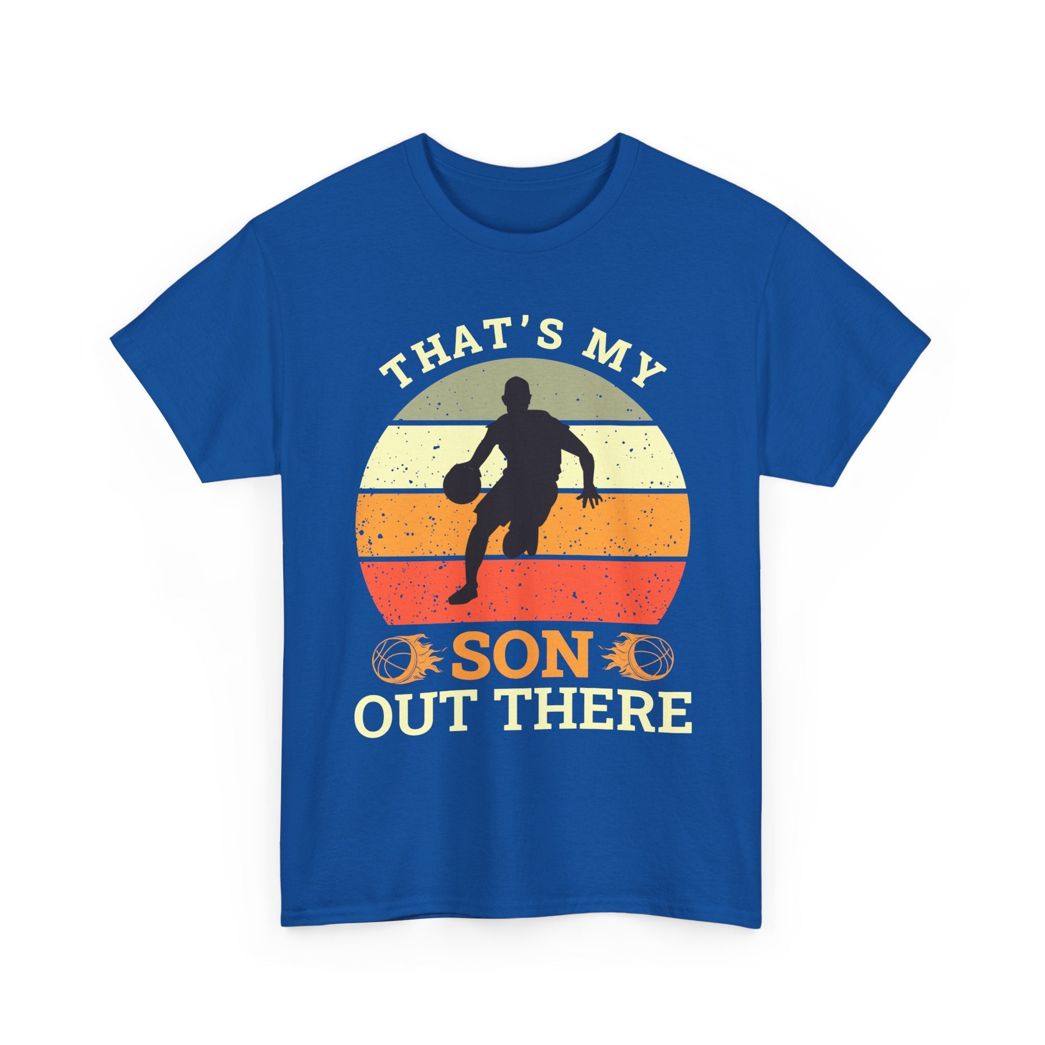 Sporty Basketball Dad T-Shirt Printify