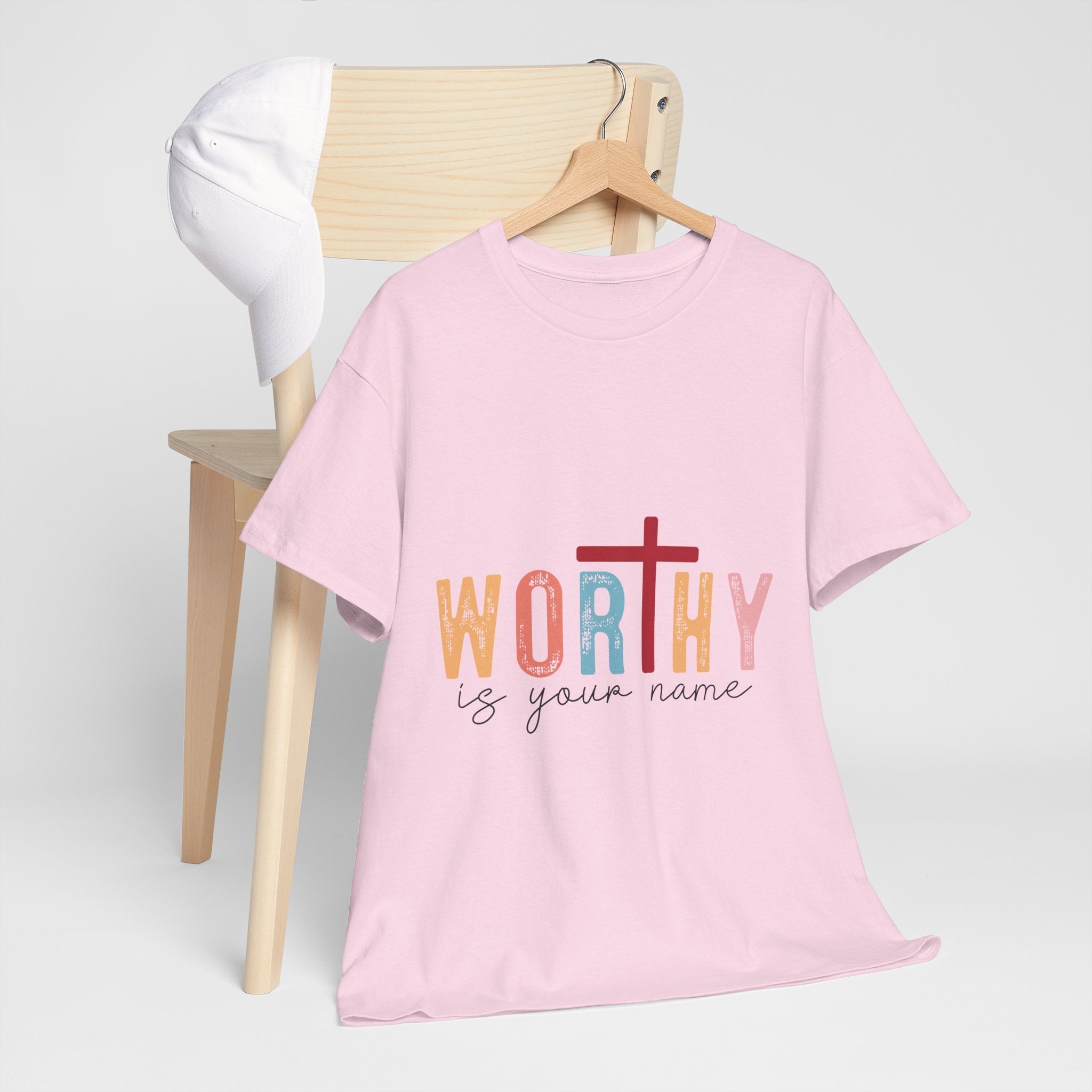 Worthy Christian Graphic T-Shirt Printify