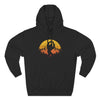 Vintage Sunset Mountain Bigfoot Hoodie Printify