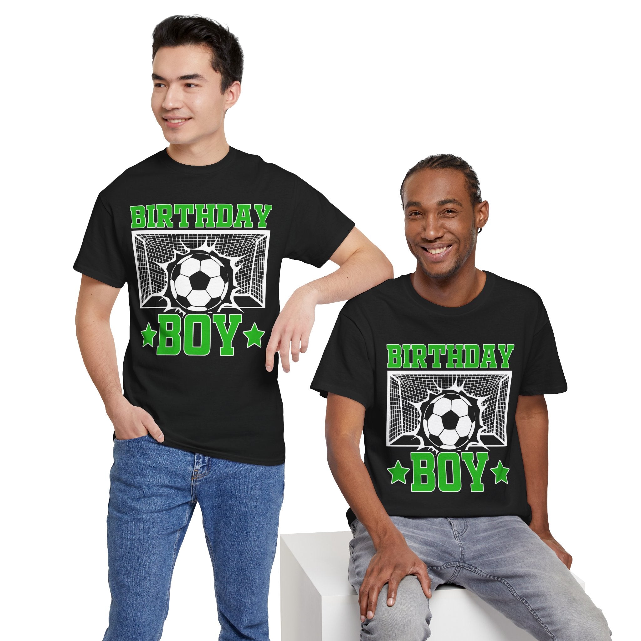 Birthday Boy Soccer T-Shirt Printify