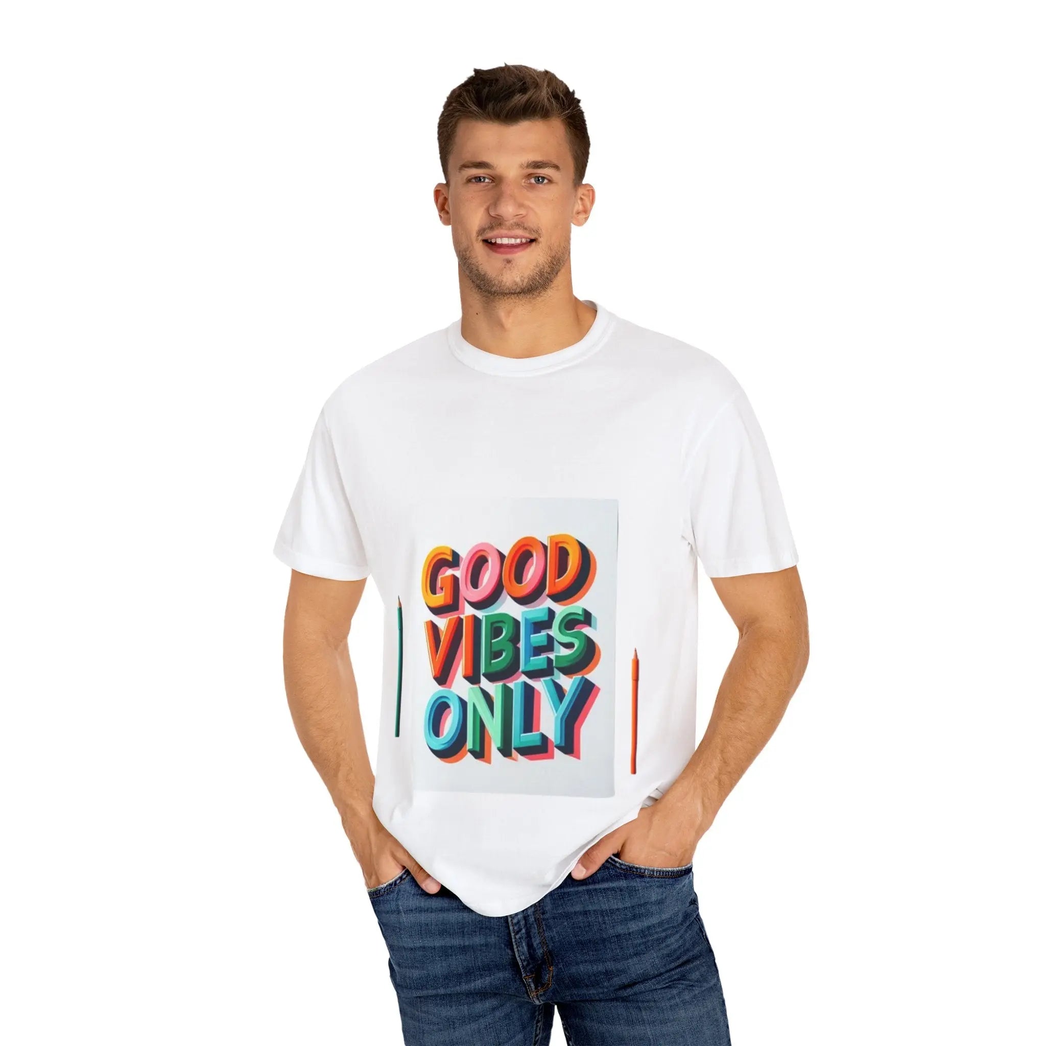 Good Vibes Only Unisex T-Shirt Printify