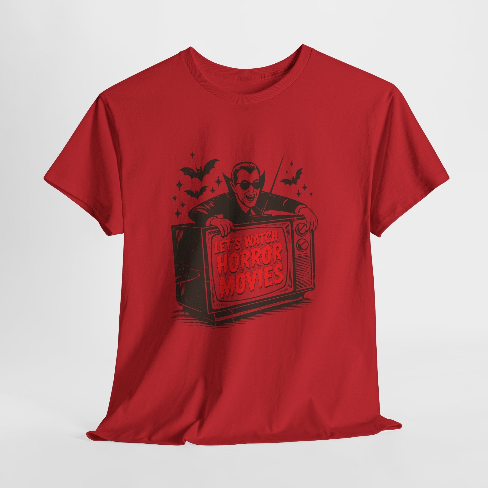 Let's Watch Horror Movies Unisex T-Shirt Printify