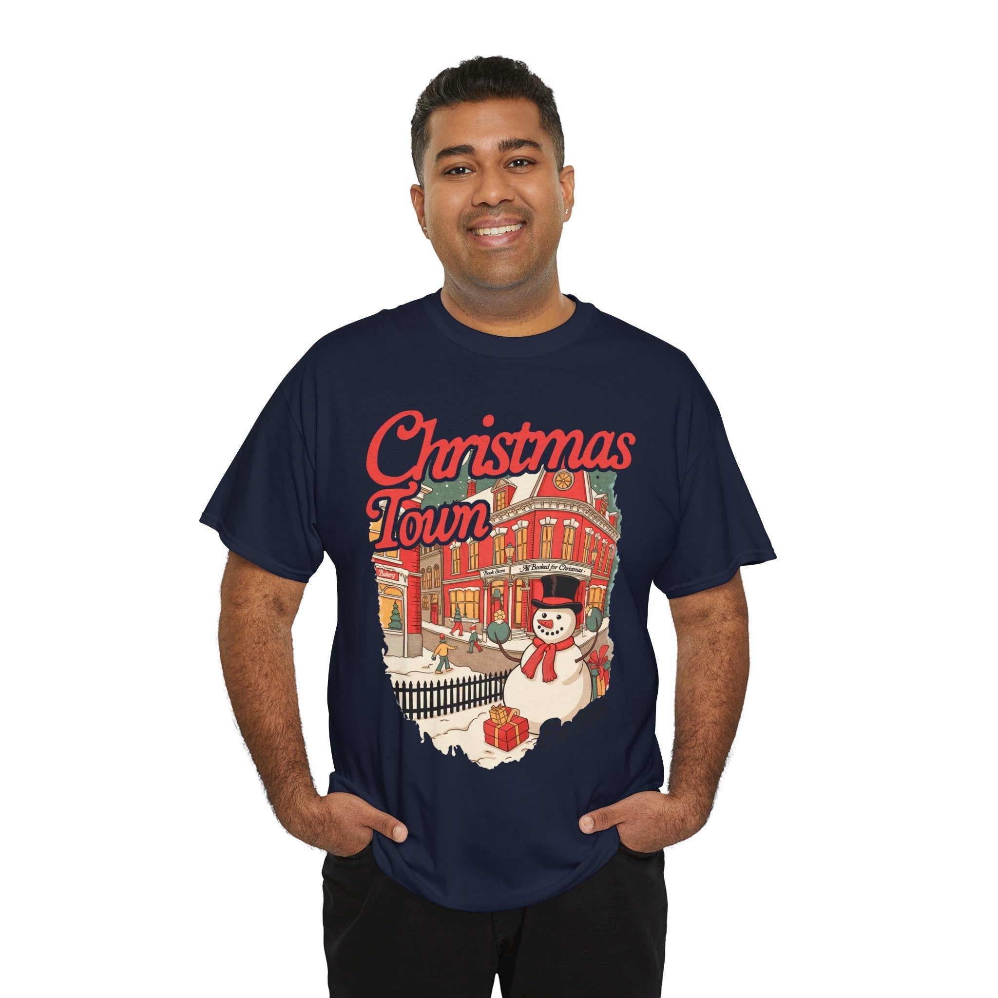 Christmas Town Unisex Graphic T- Shirt Printify