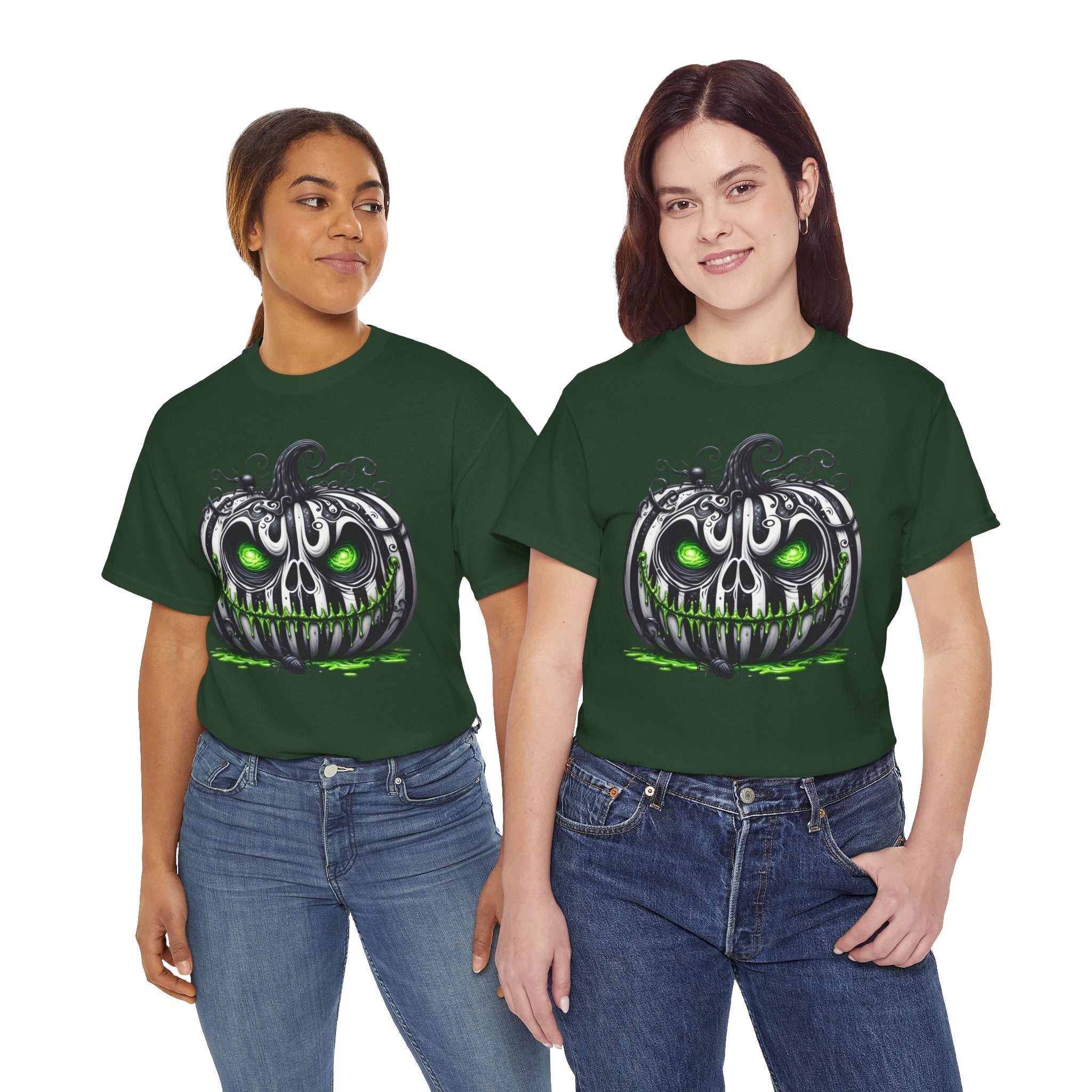 Spooky Halloween Pumpkin T-Shirt Printify