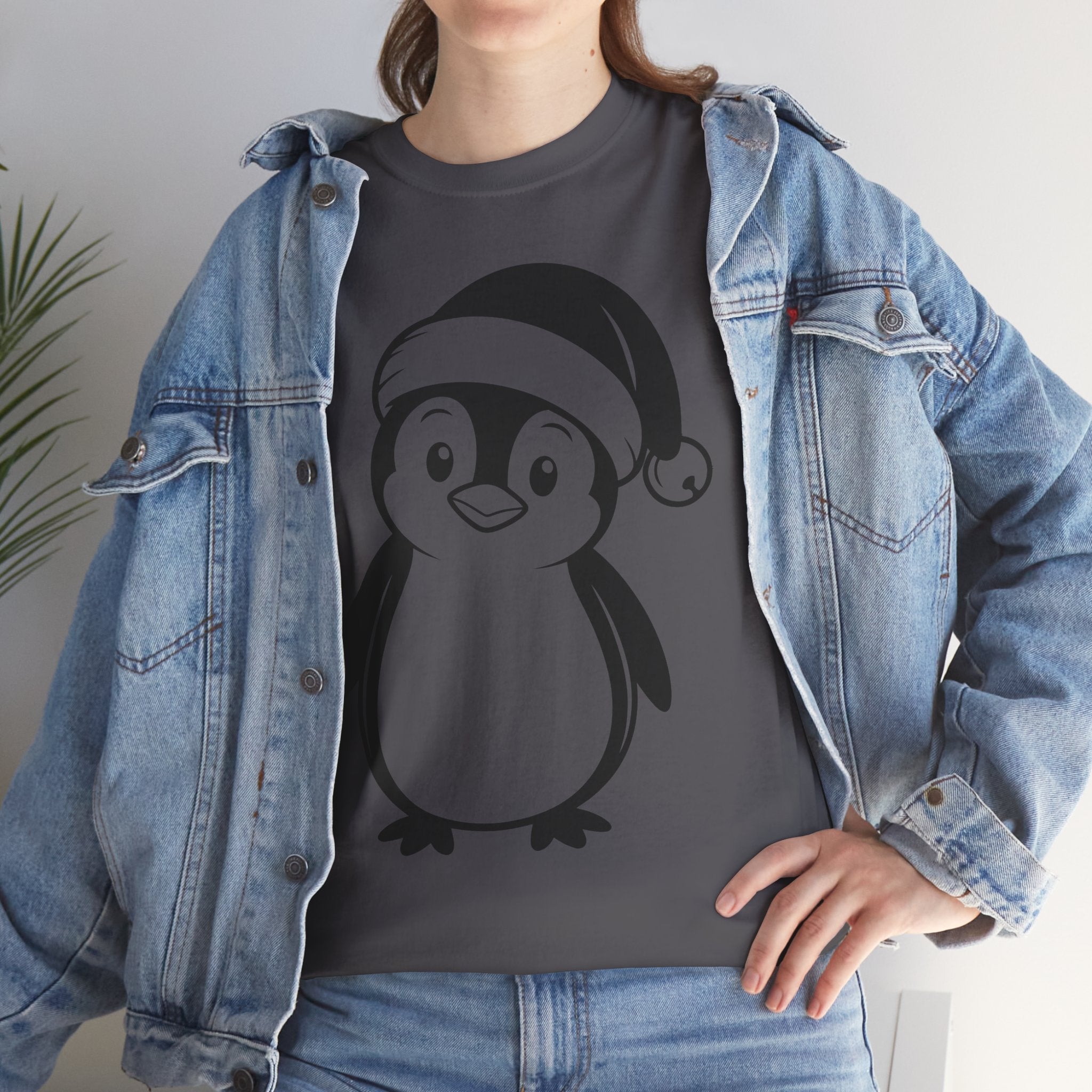 Cute Penguin Christmas Unisex T-Shirt Printify