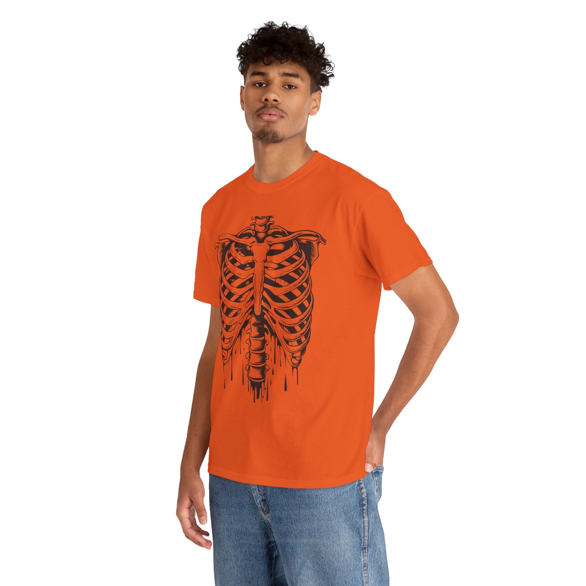 Skeleton Rib Vintage T- Shirt Printify