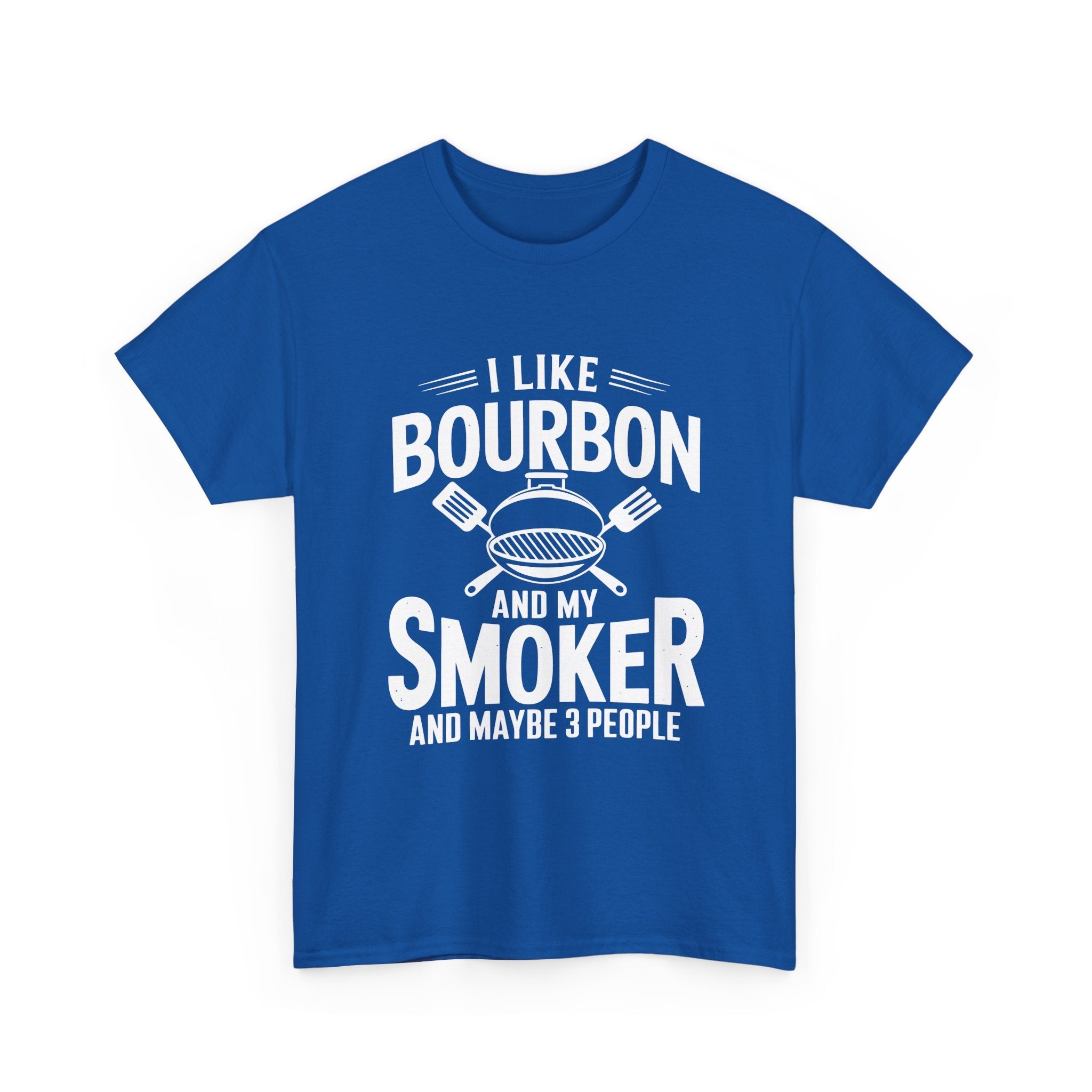 Bourbon Smoker Funny BBQ T- Shirt Printify