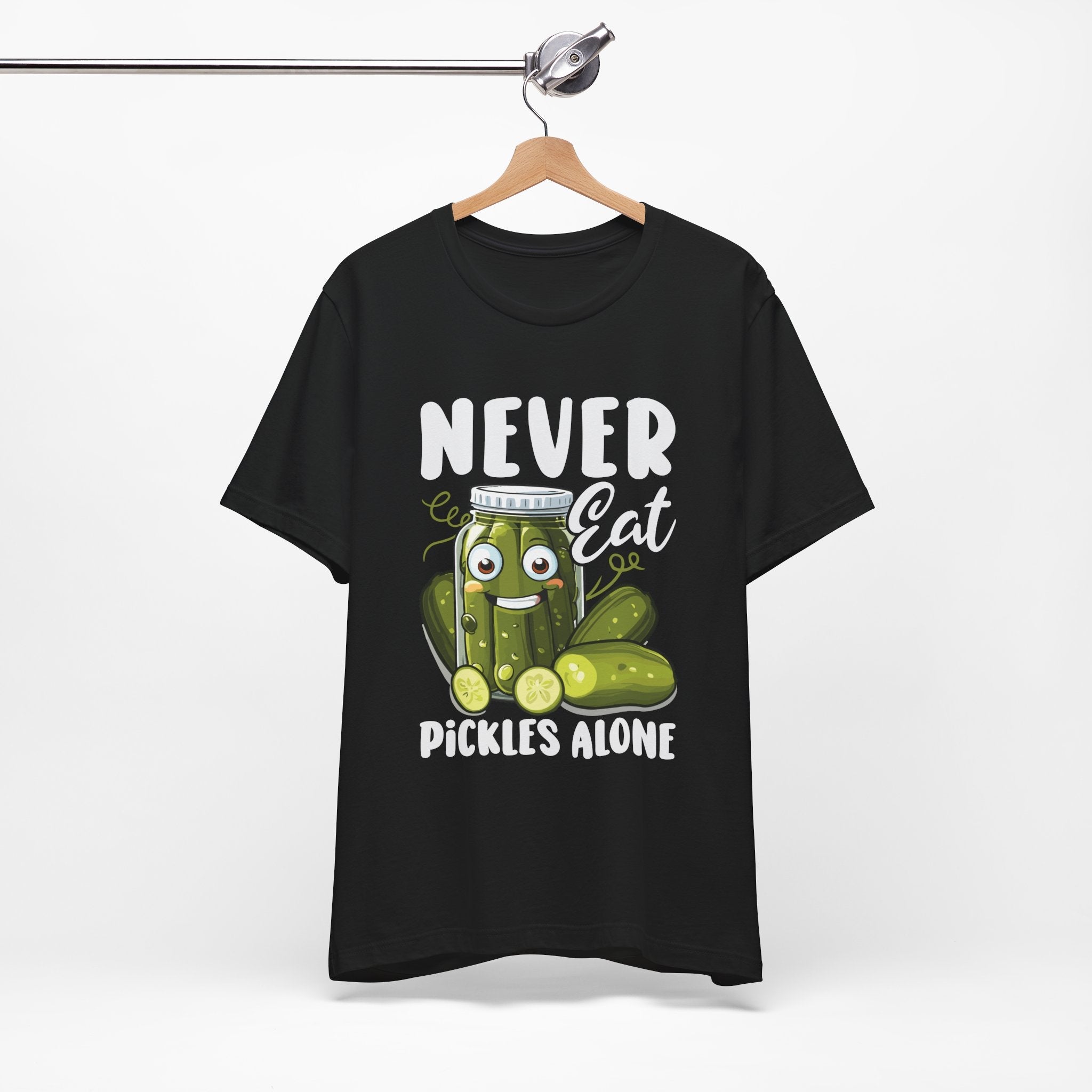 Never Eat Pickles Alone T-Shirt Printify