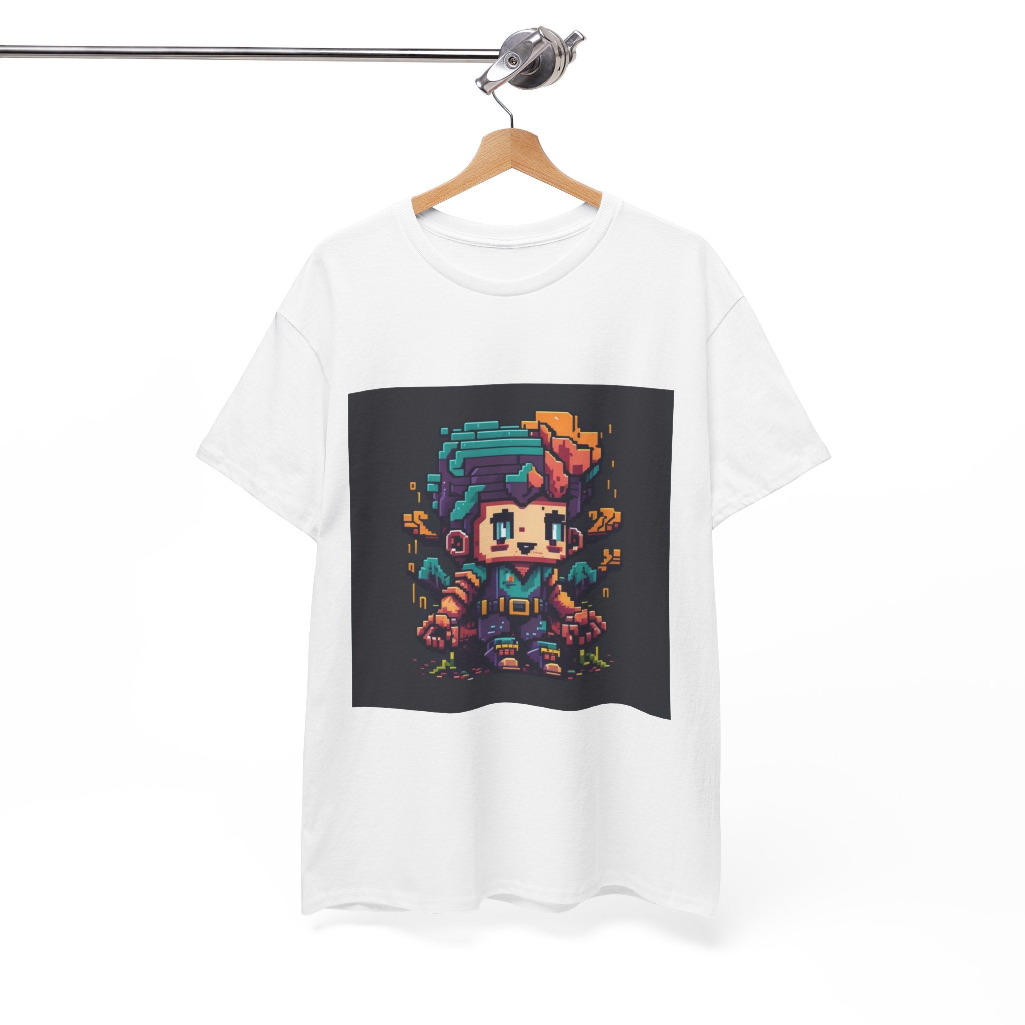 Pixel Art Retro Gamer T- Shirt Printify