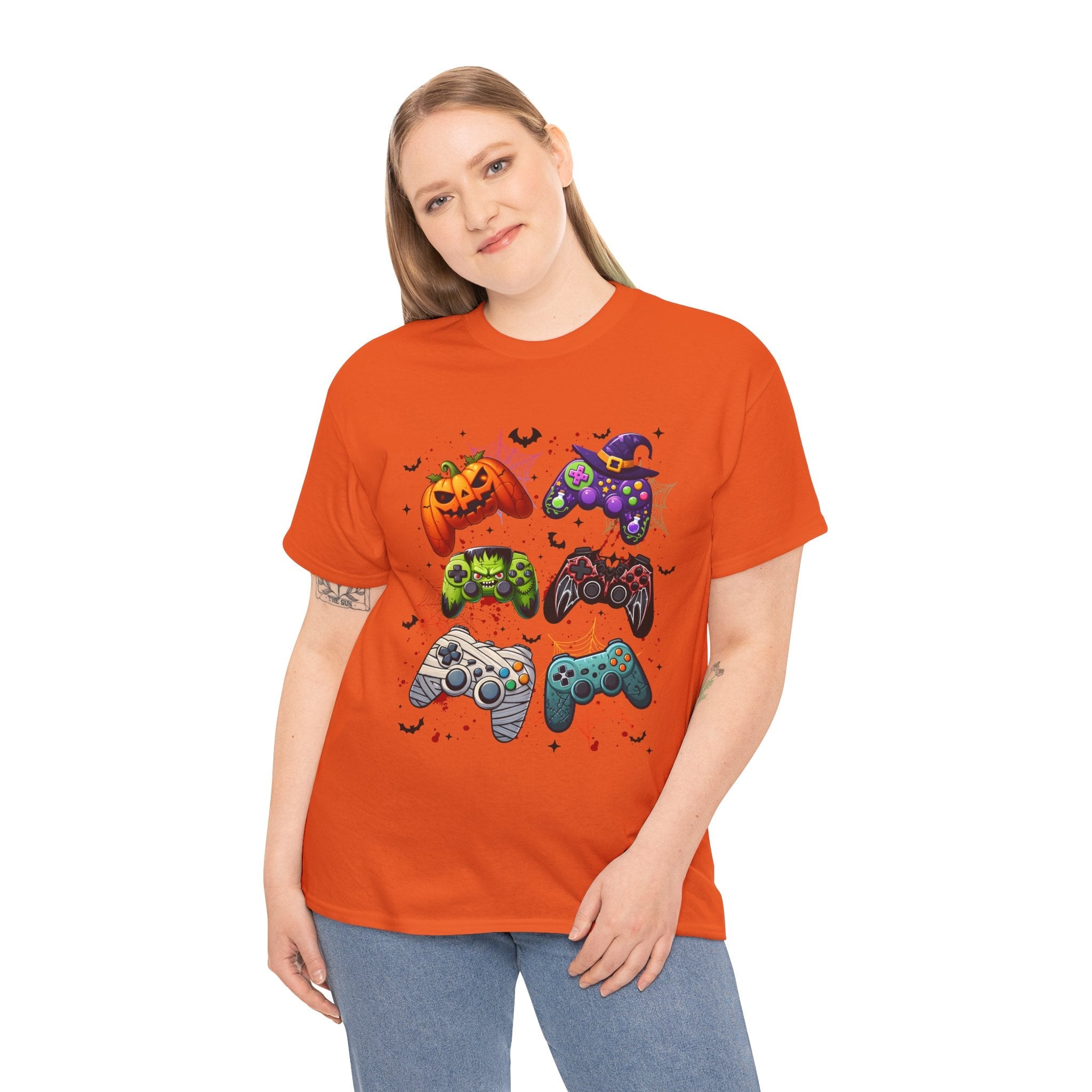 Halloween Gamer Unisex T- Shirt Printify