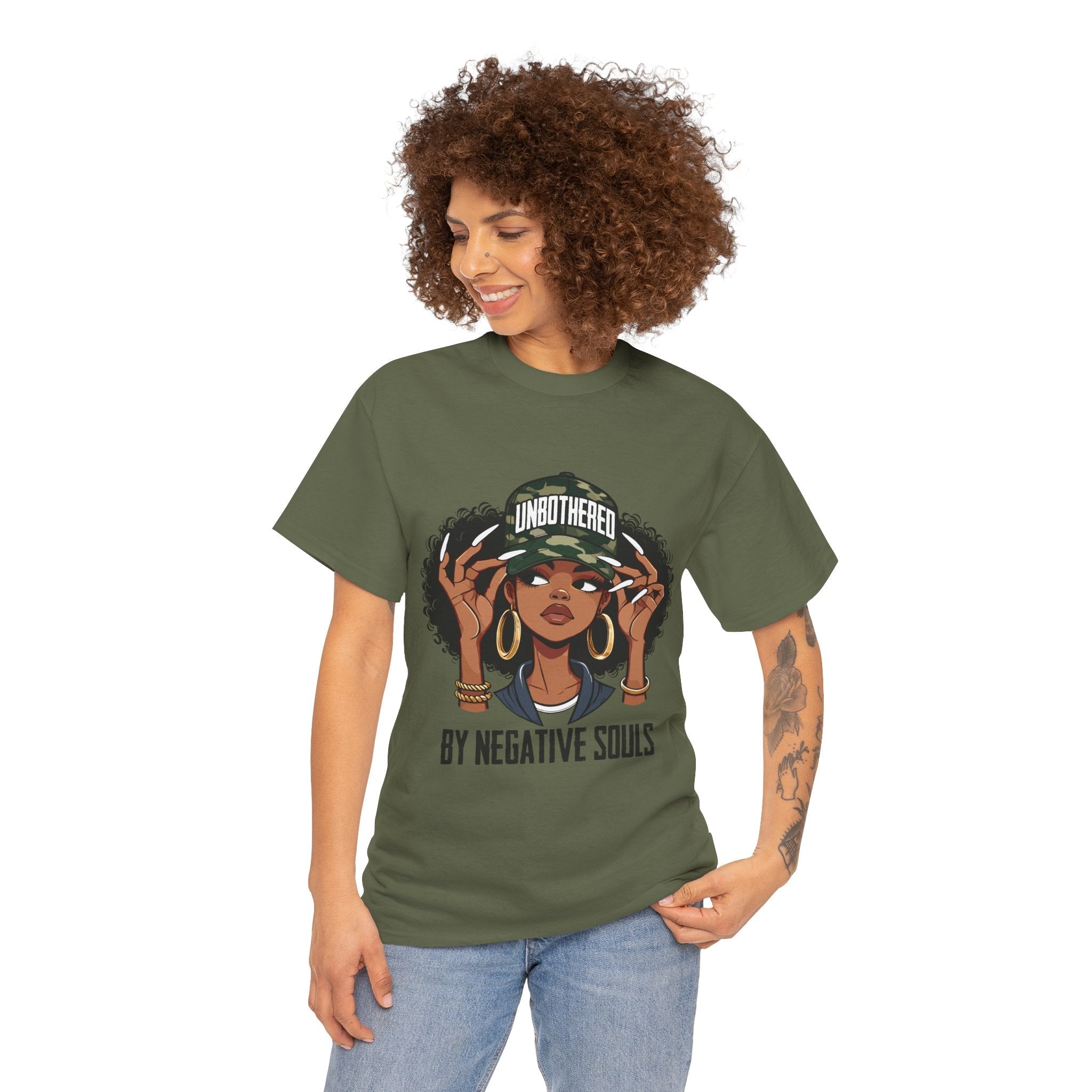 Unbothered Unisex Graphic T-Shirt Printify