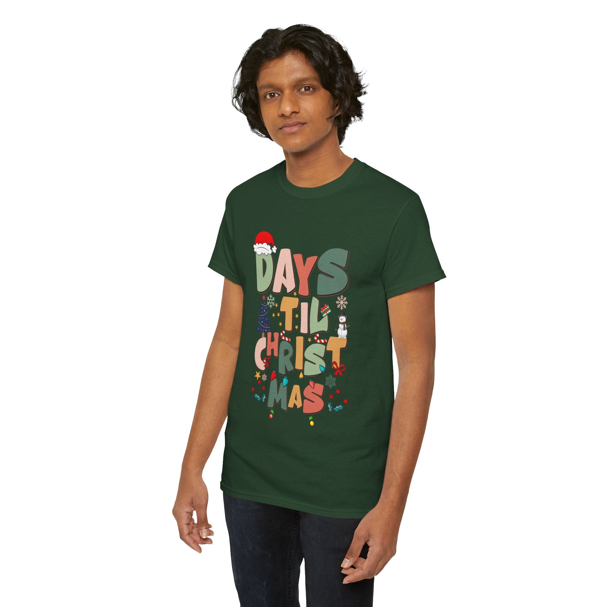 Christmas Countdown Holiday T-Shirt Printify