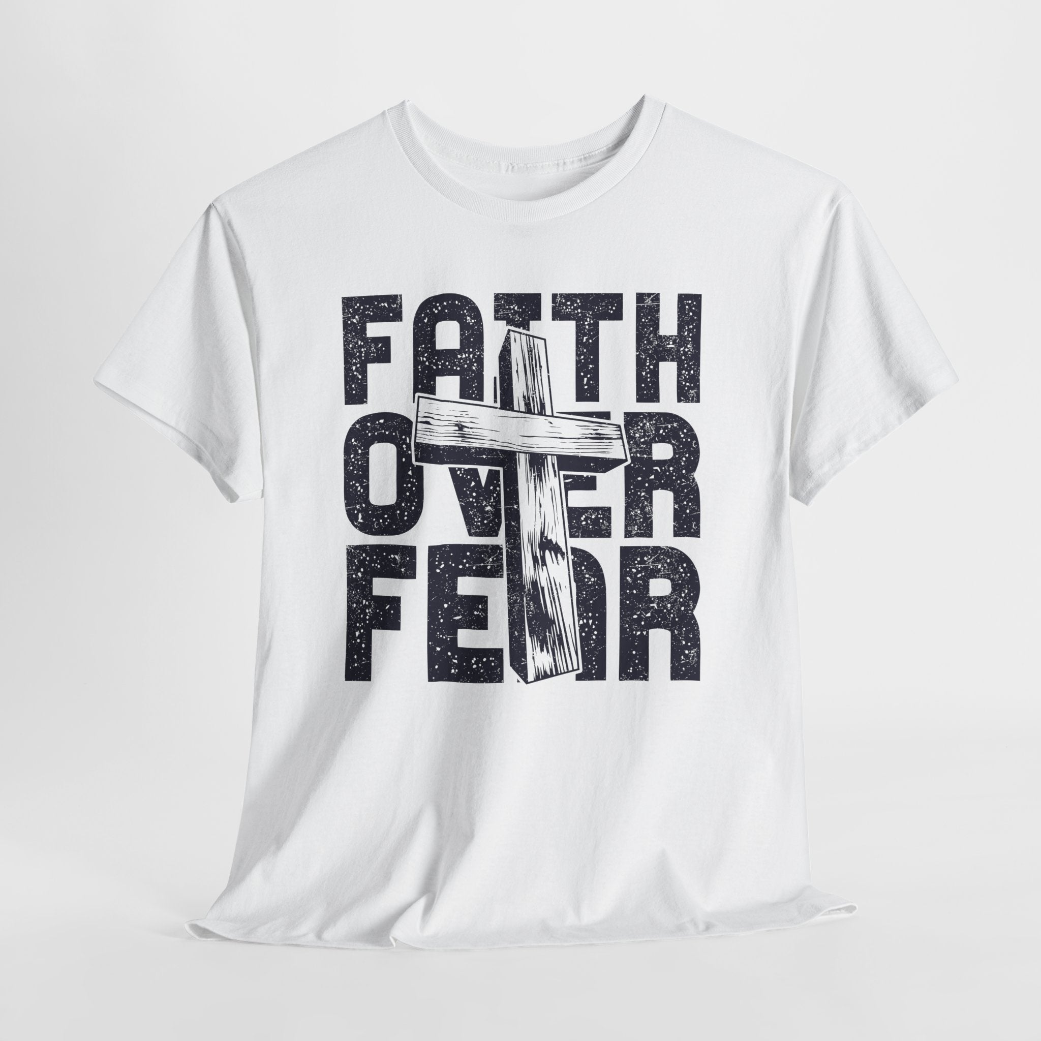 Faith Over Fear Graphic T-Shirt Printify