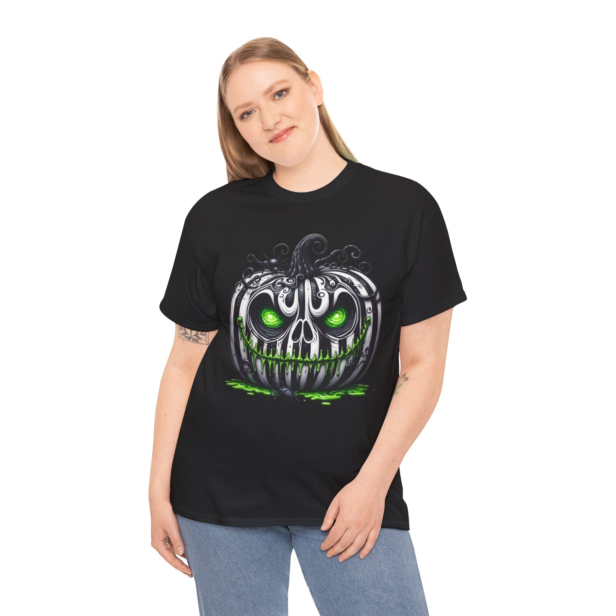 Spooky Halloween Pumpkin T-Shirt Printify