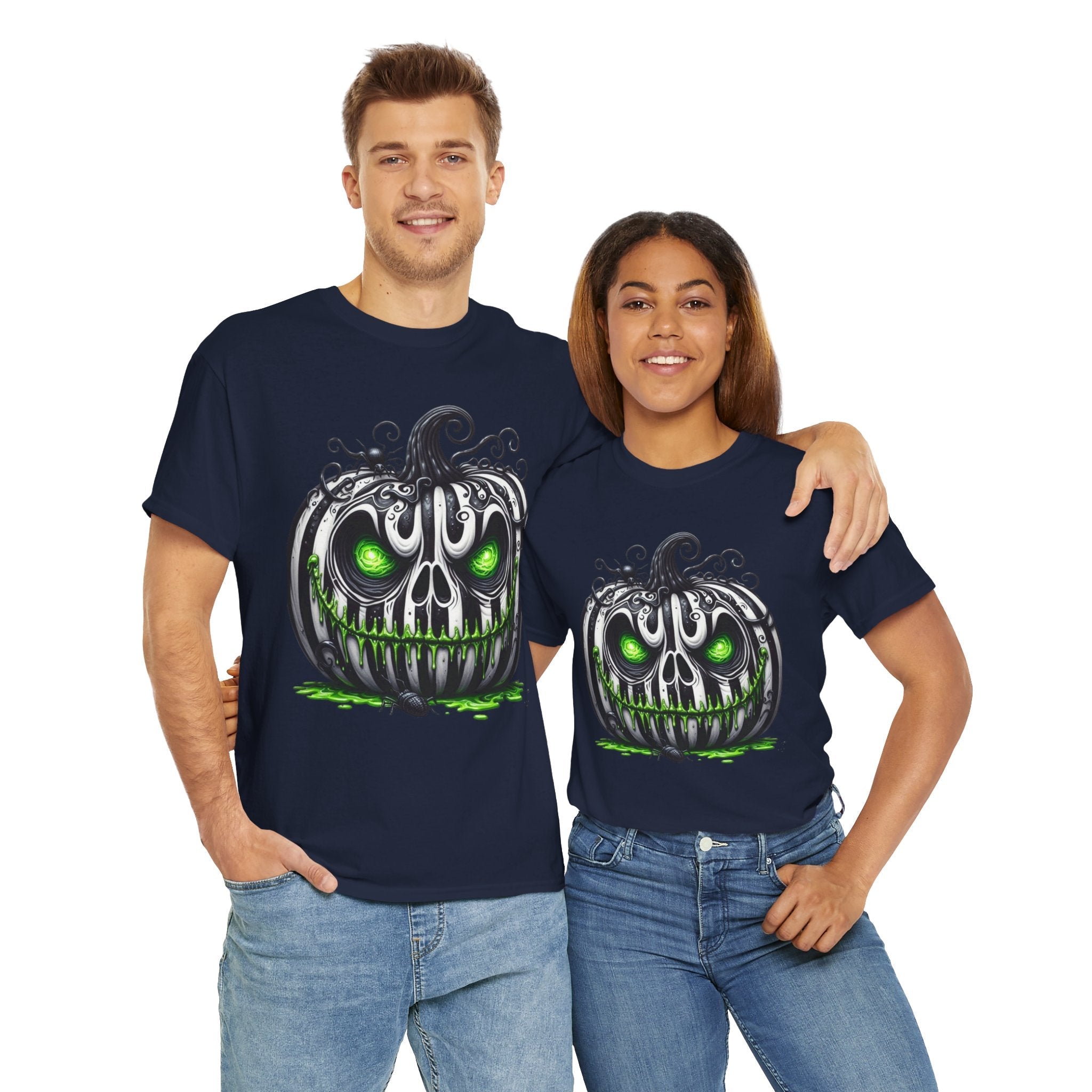 Spooky Halloween Pumpkin T-Shirt Printify