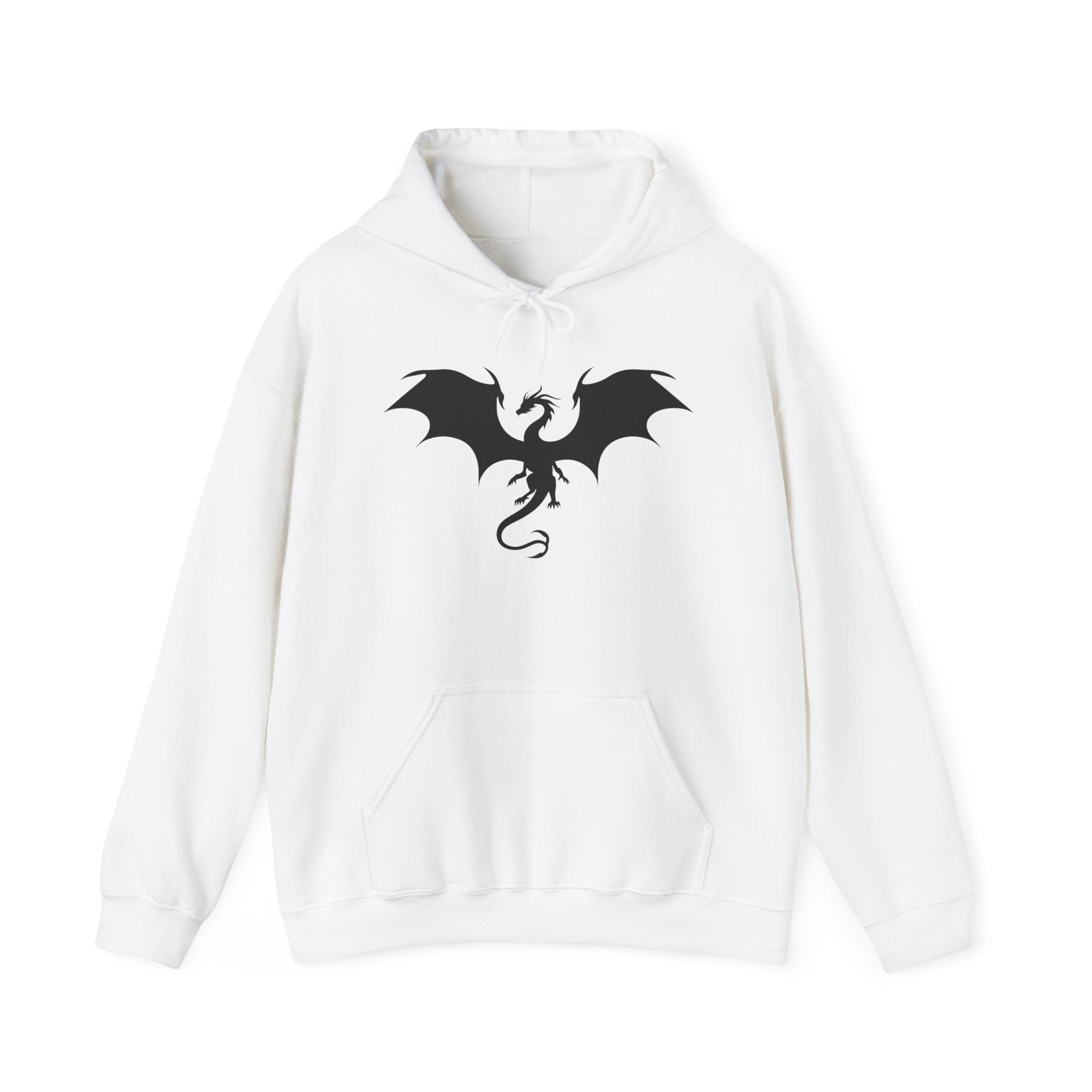 Dragon Silhouette Hoodie Printify