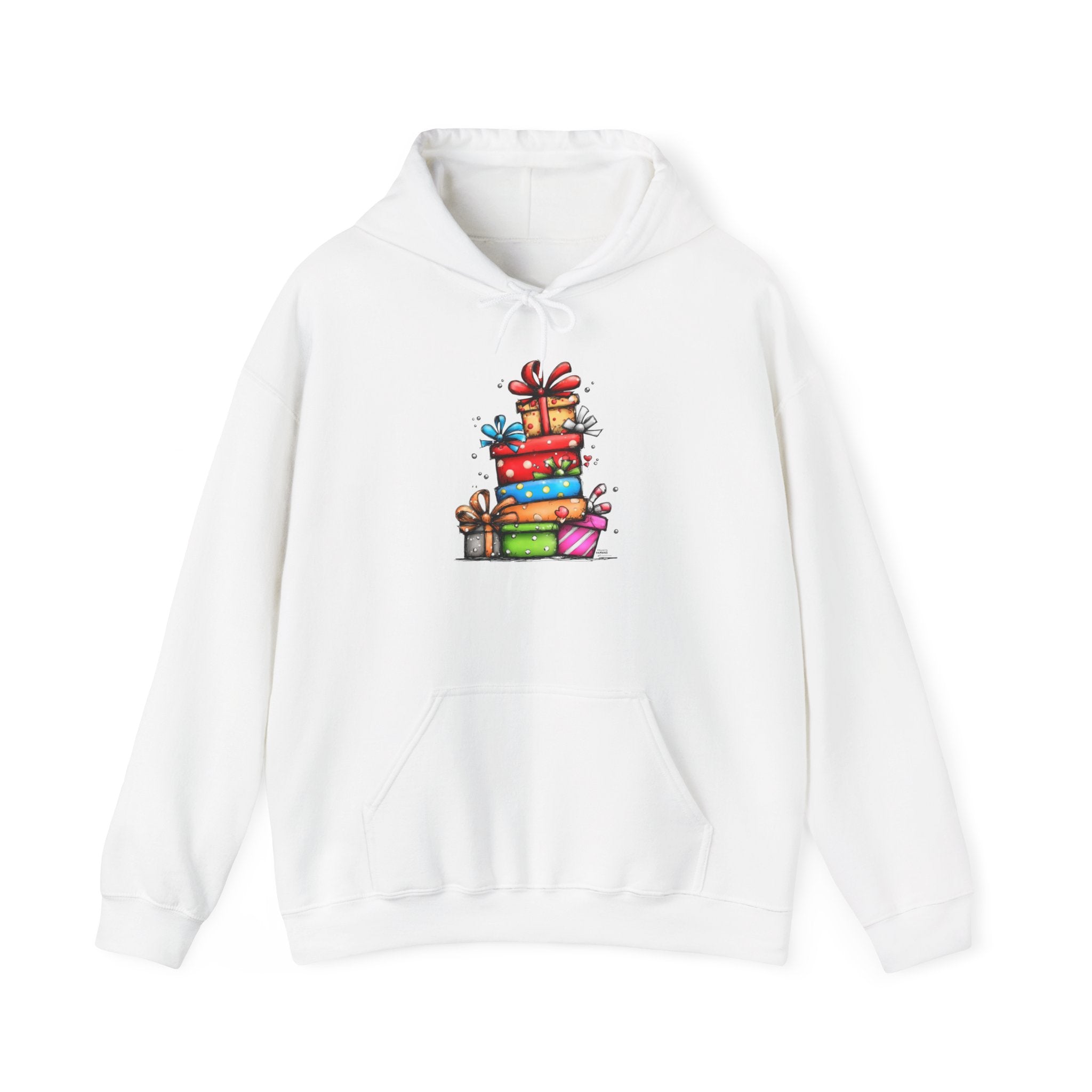 Holiday Gift Stack Hoodie Printify