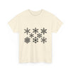 Snowflake Pattern Winter T- Shirt Printify