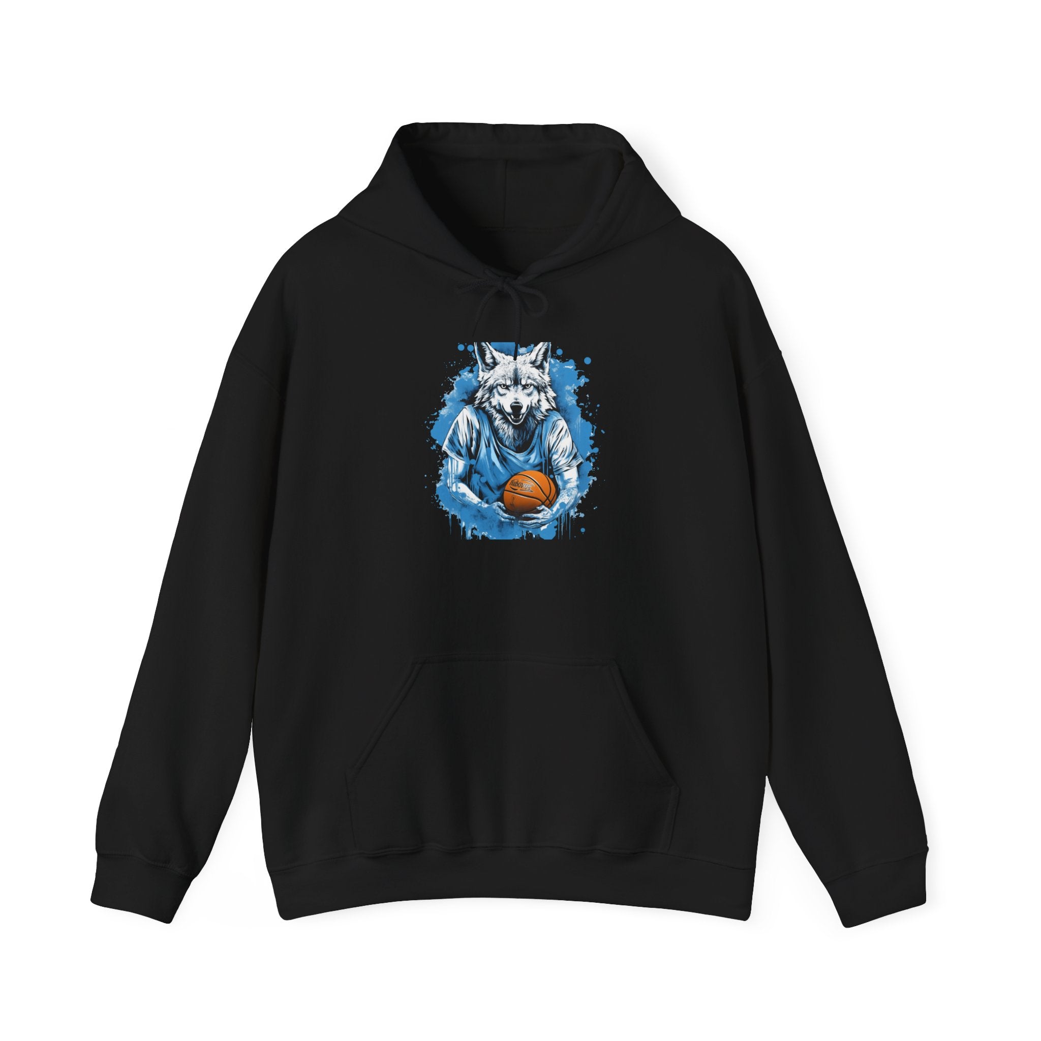 Wolf Basketball Graphic Hoodie
