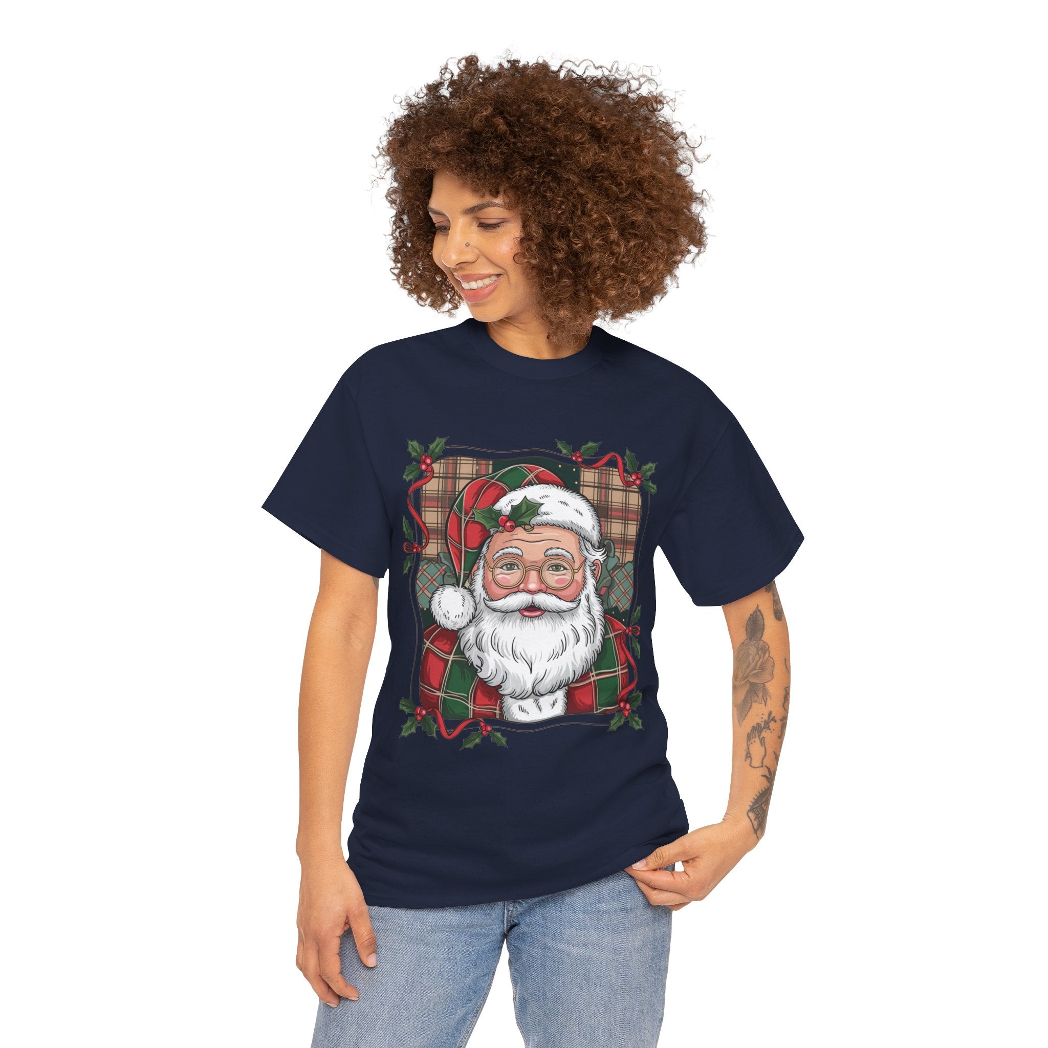 Retro Santa Unisex Graphic T- Shirt Printify