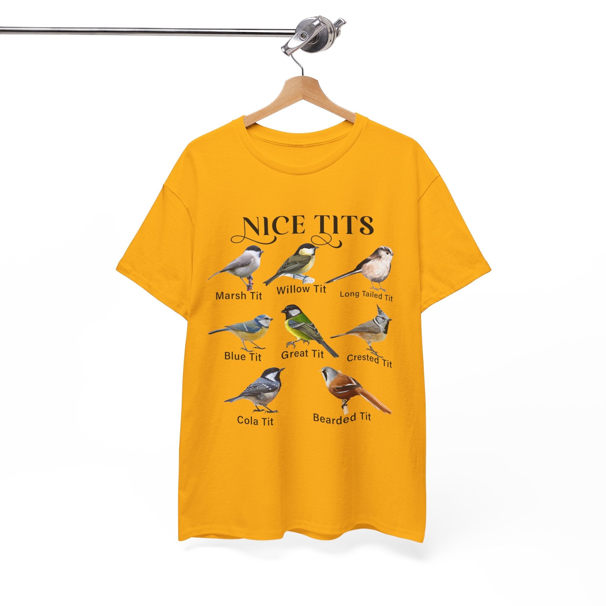 Nice Tits Birds Funny T-Shirt Printify