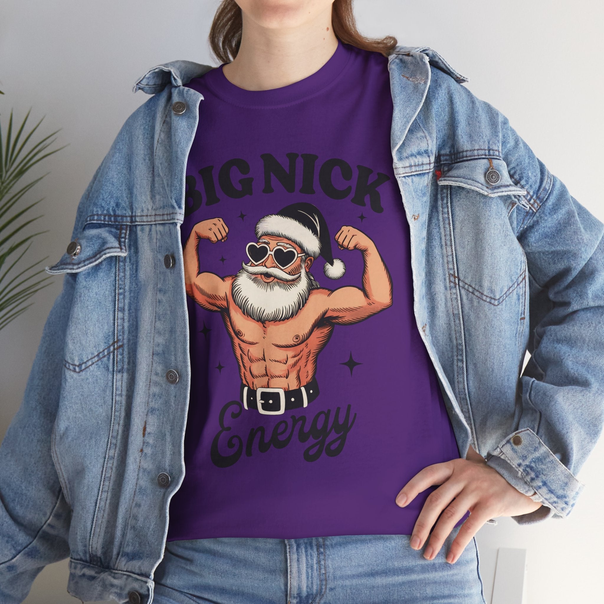 Big Nick Energy Unisex Christmas T-Shirt Printify
