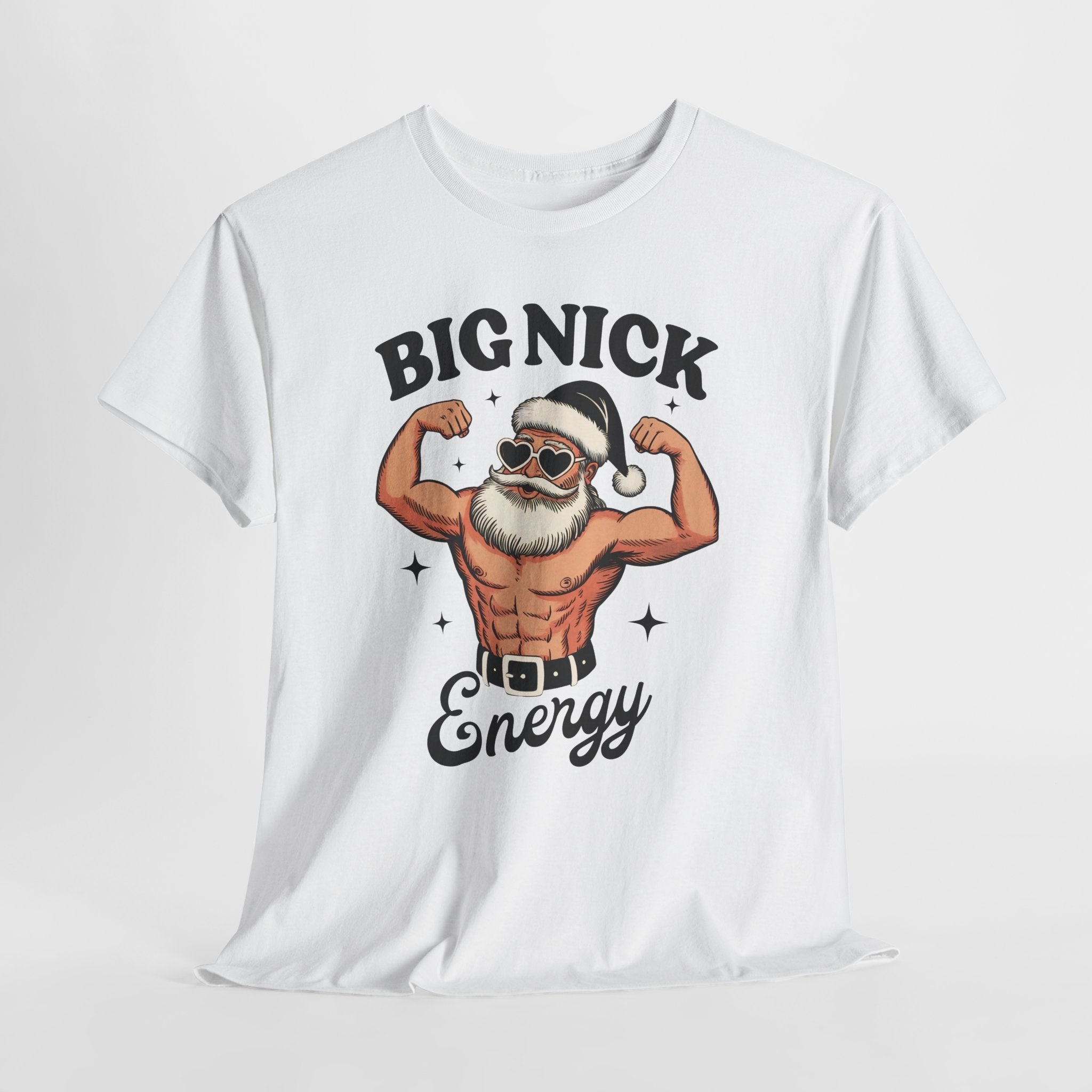 Big Nick Energy Unisex Christmas T-Shirt Printify